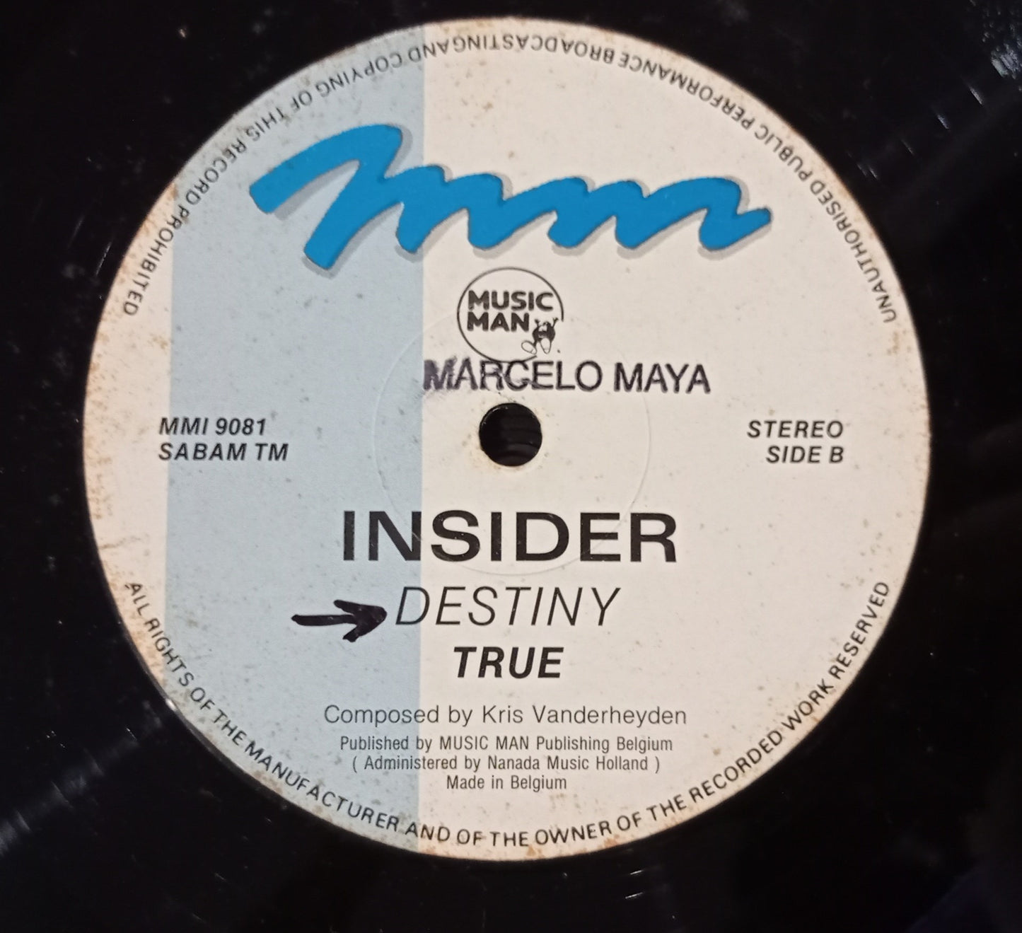 Insider - Destiny (Vinyl 12" - Importado Bélgica - USADO)