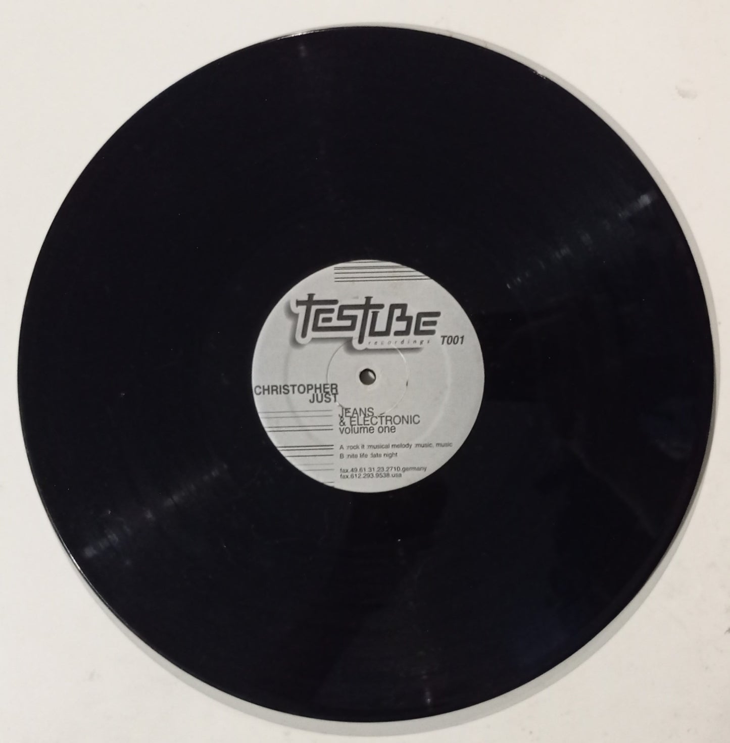 Christopher Just - Jeans & Electronic Volume One (Vinyl 12" - Importado USA - USADO)