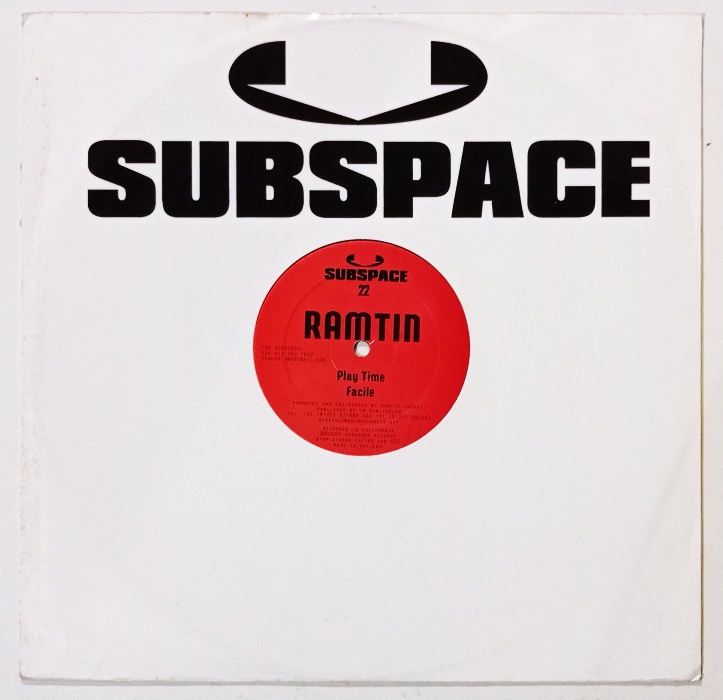Ramtin - Slamic (Vinyl 12" - Importado Holanda - USADO)