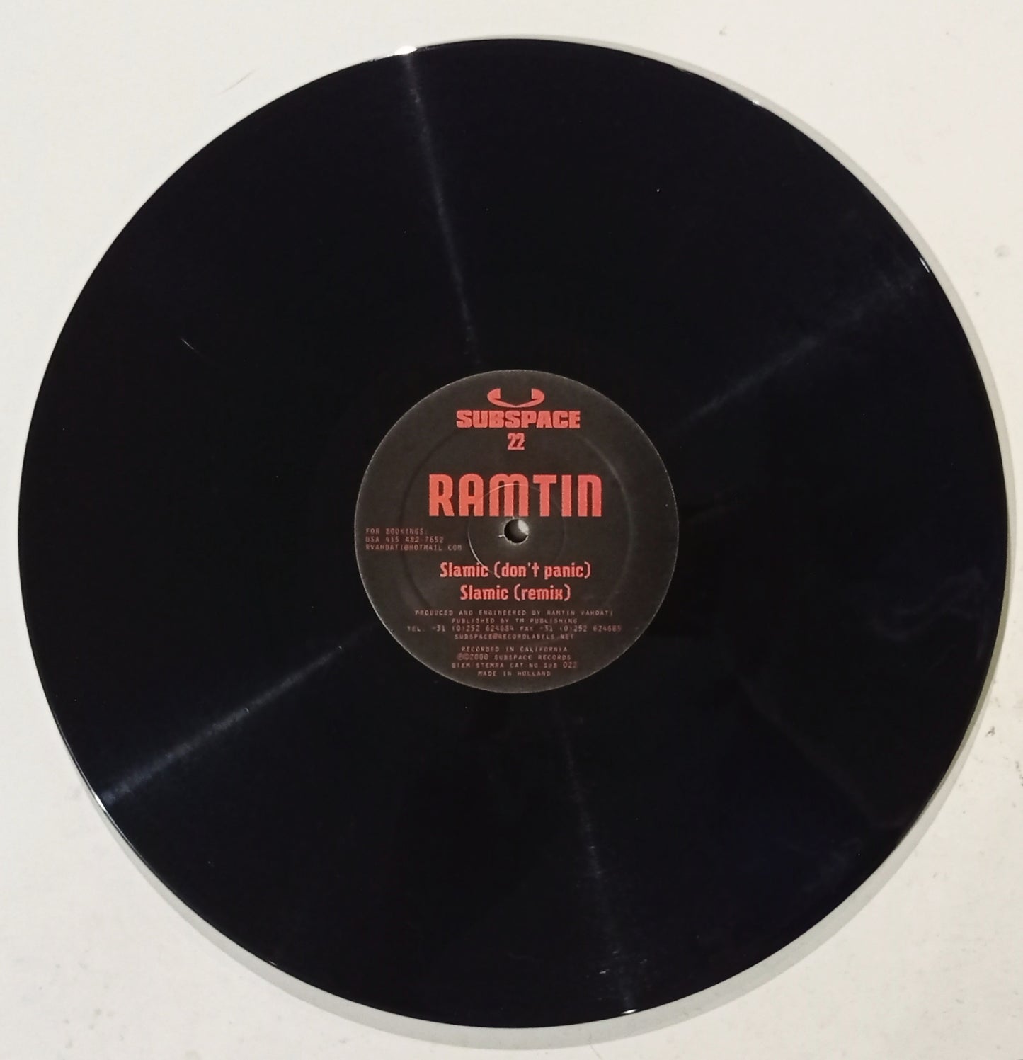 Ramtin - Slamic (Vinyl 12" - Importado Holanda - USADO)