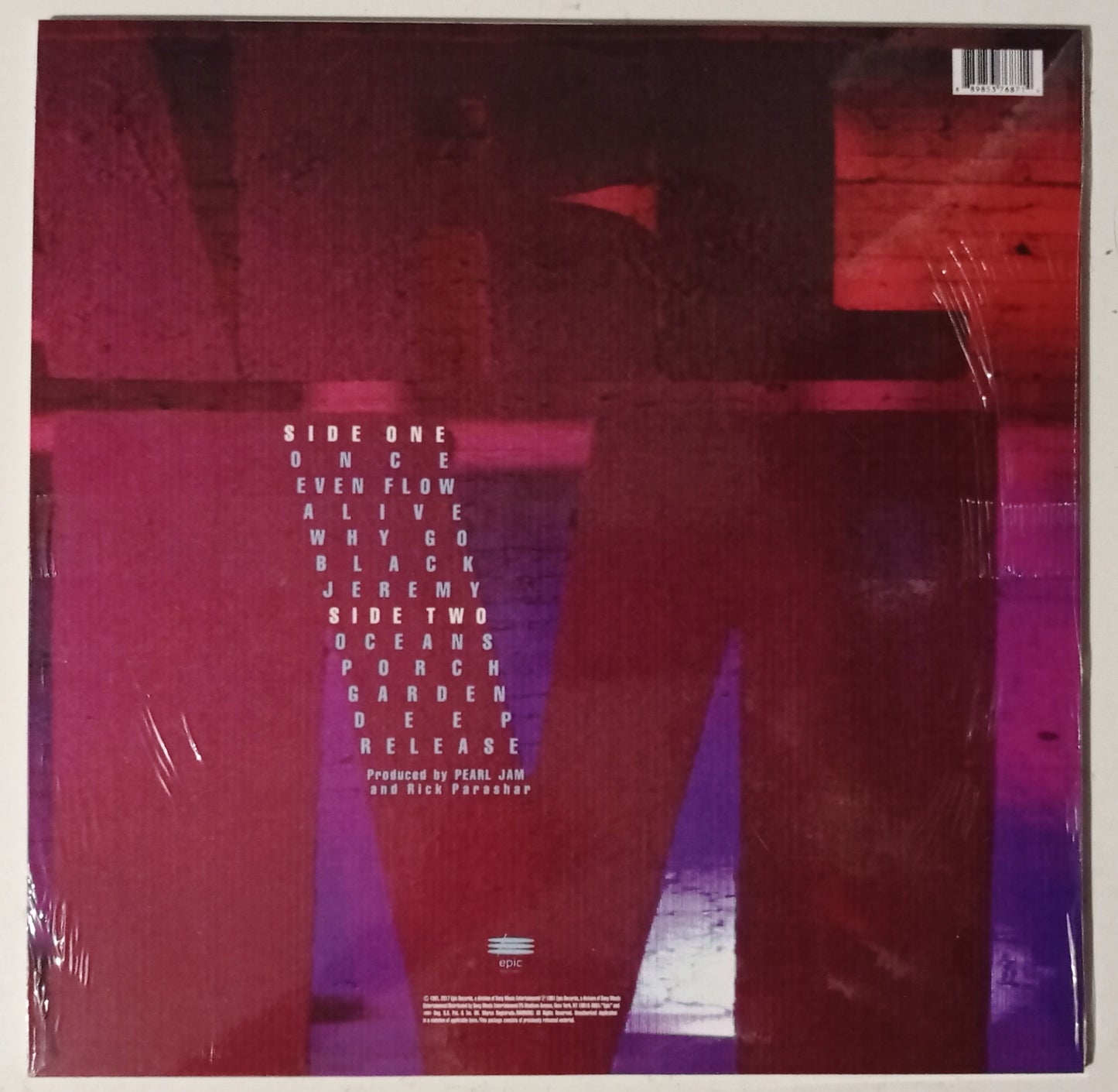 Pearl Jam - Ten (LP Importado USA - LACRADO)