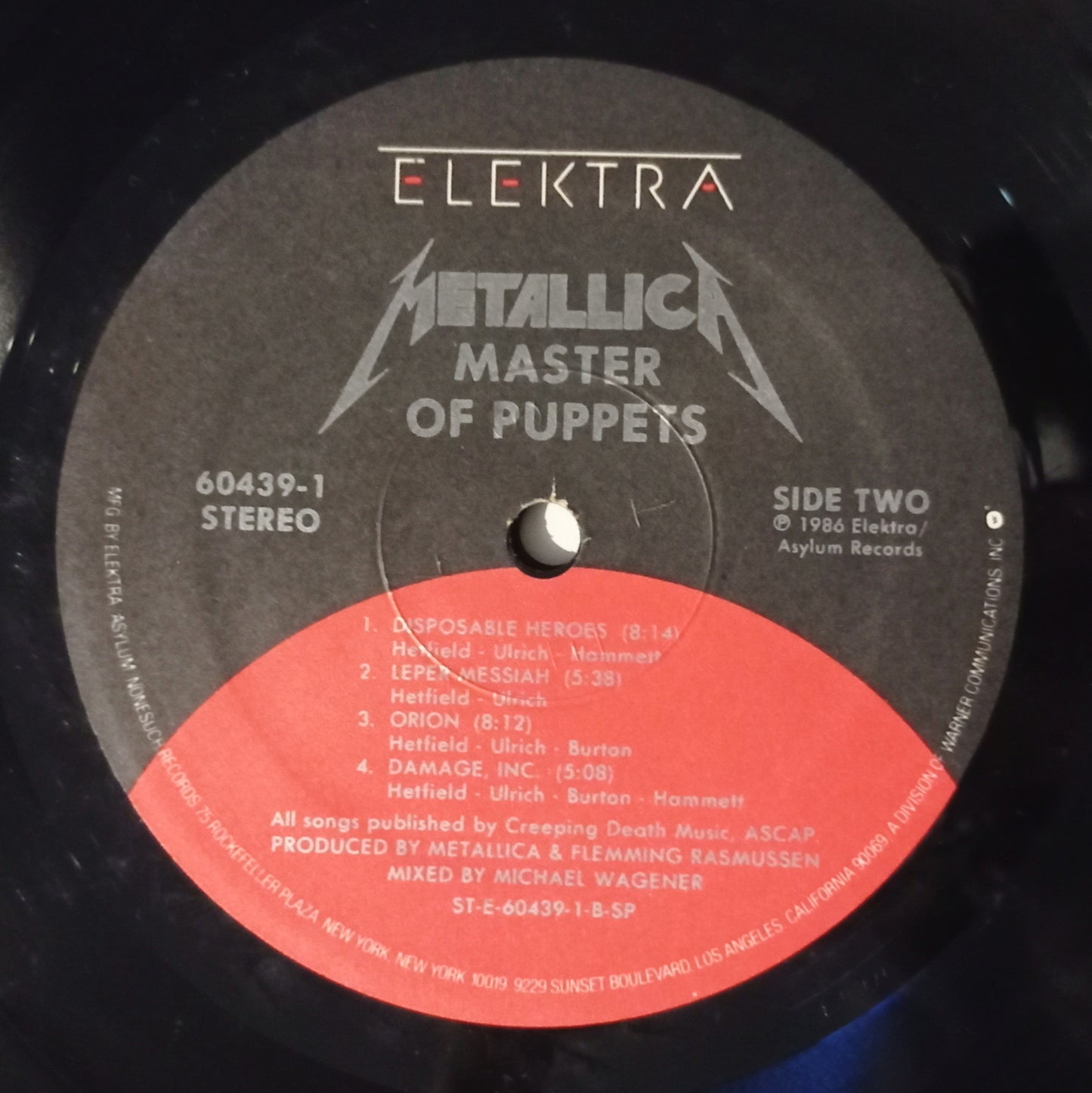 Metallica - Master of Puppets (LP Importado USA - USADO)