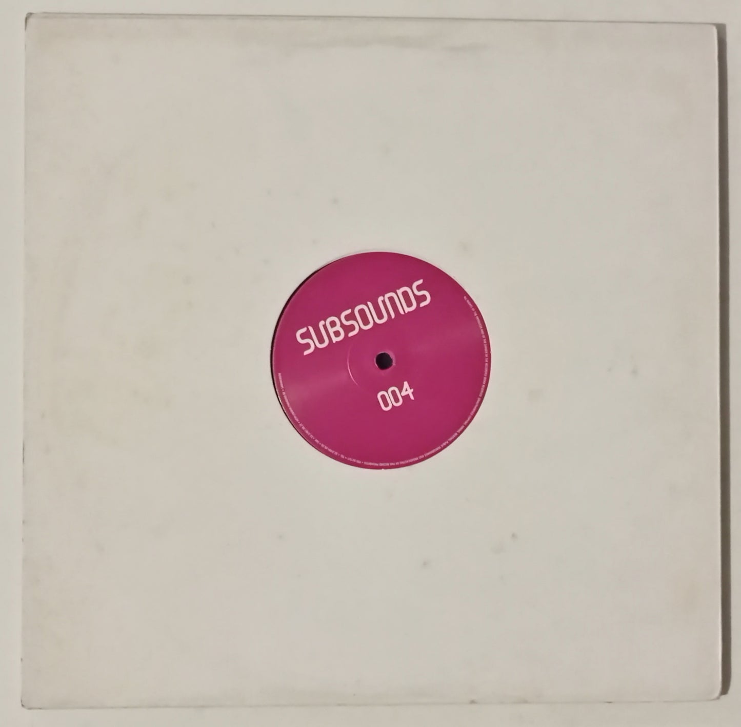 Vortex - Subsounds 004 (Vinyl 12" - Importado Bélgica - USADO)