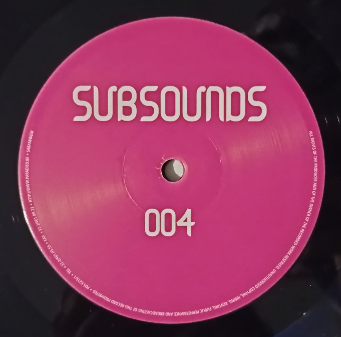 Vortex - Subsounds 004 (Vinyl 12" - Importado Bélgica - USADO)
