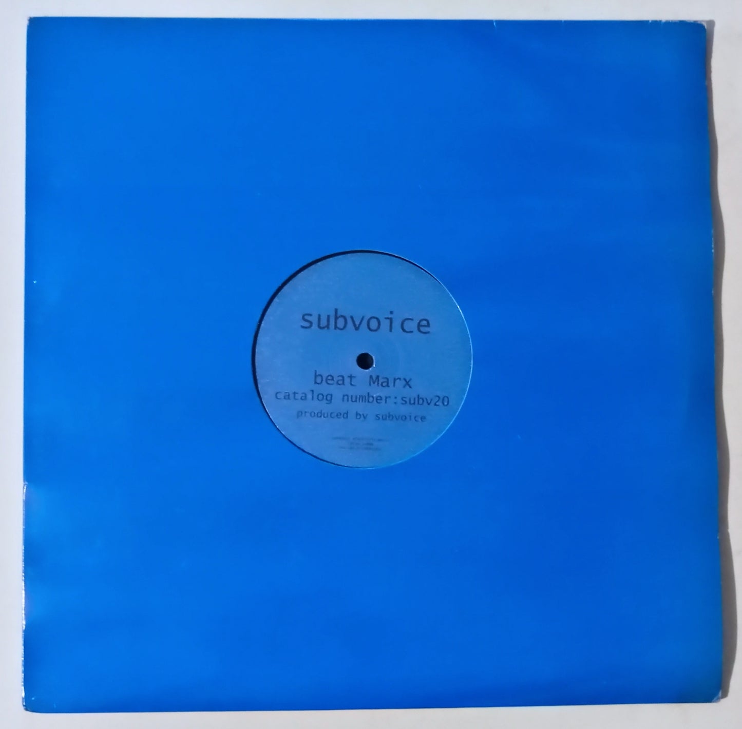 Subvoice - Beat Marx (Vinyl 12" - Importado Japão - USADO