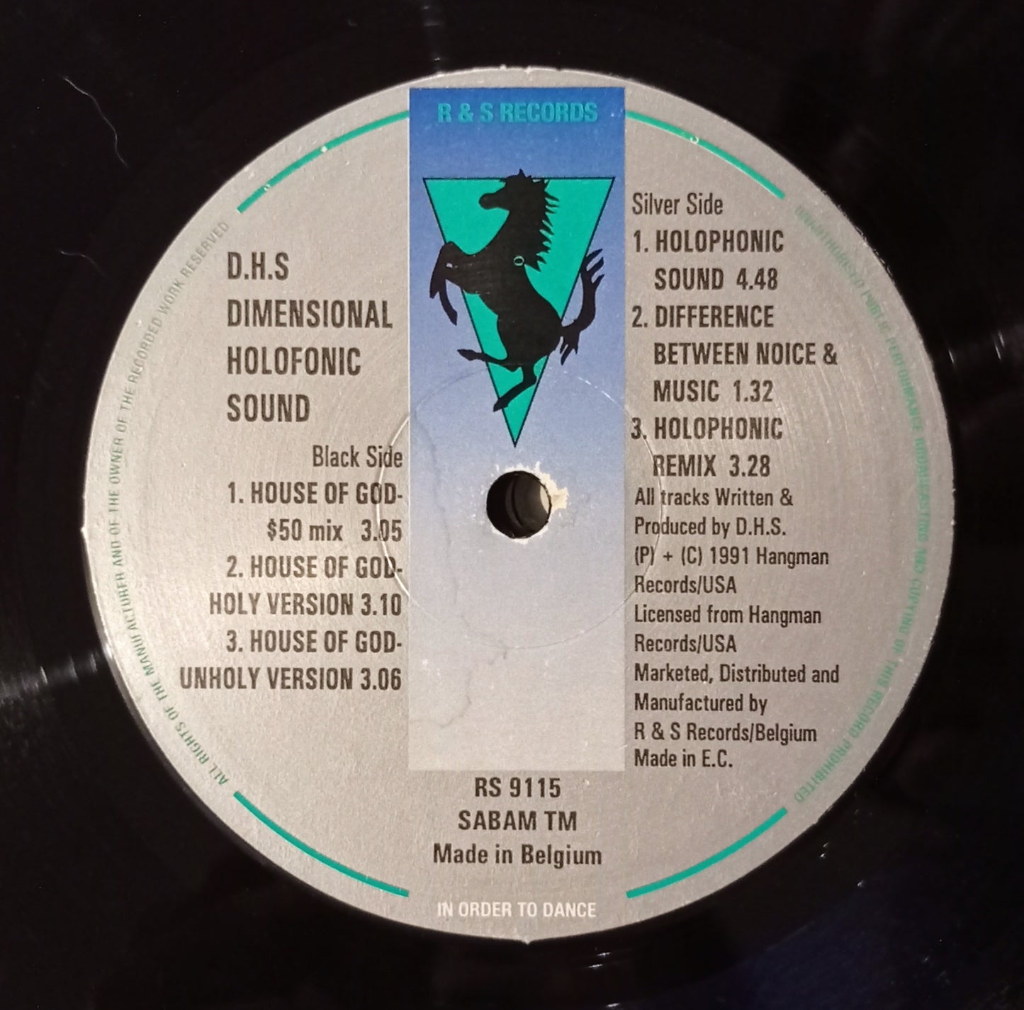 Dimensional Holofonic Sound - The House Of God (2x Vinyl 12" - Importado Bélgica - USADO)