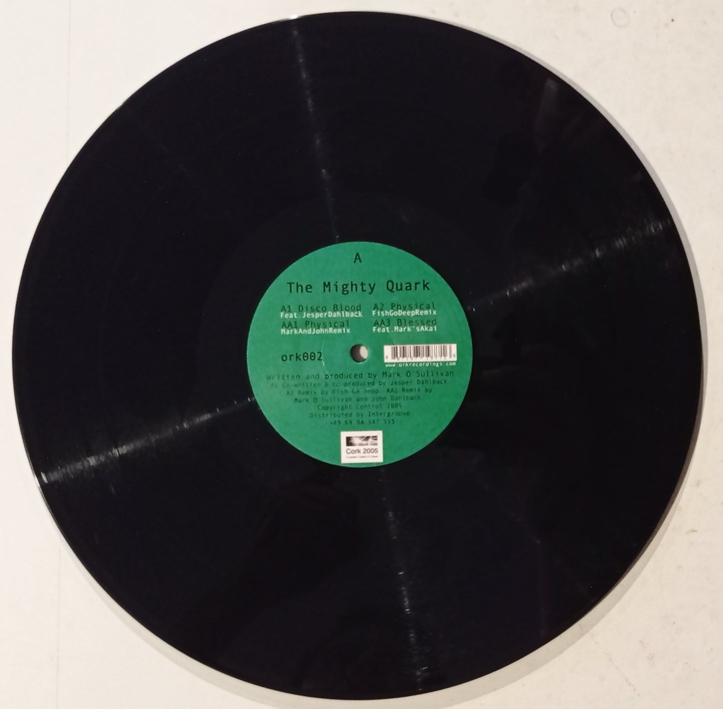 The Mighty Quark - Disco Blood (Vinyl 12" - Importado Irlanda - USADO)