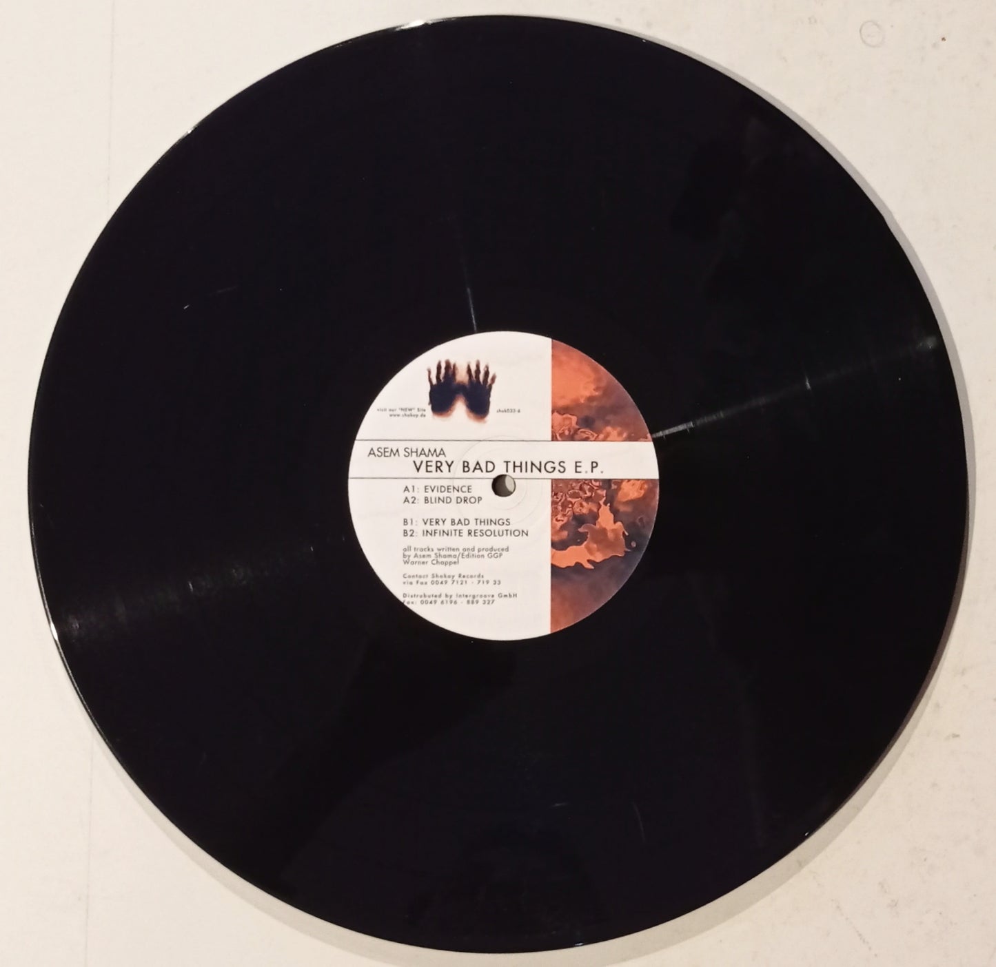 Asem Shama - Very Bad Things E.P. (Vinyl 12" - Importado Alemanha - USADO)