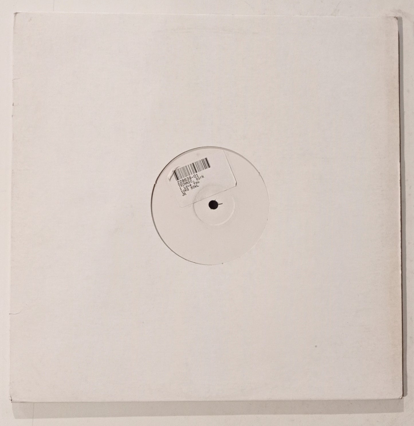 Dirk Technic - I Love You (Vinyl 12" - Importado Inglaterra - USADO)