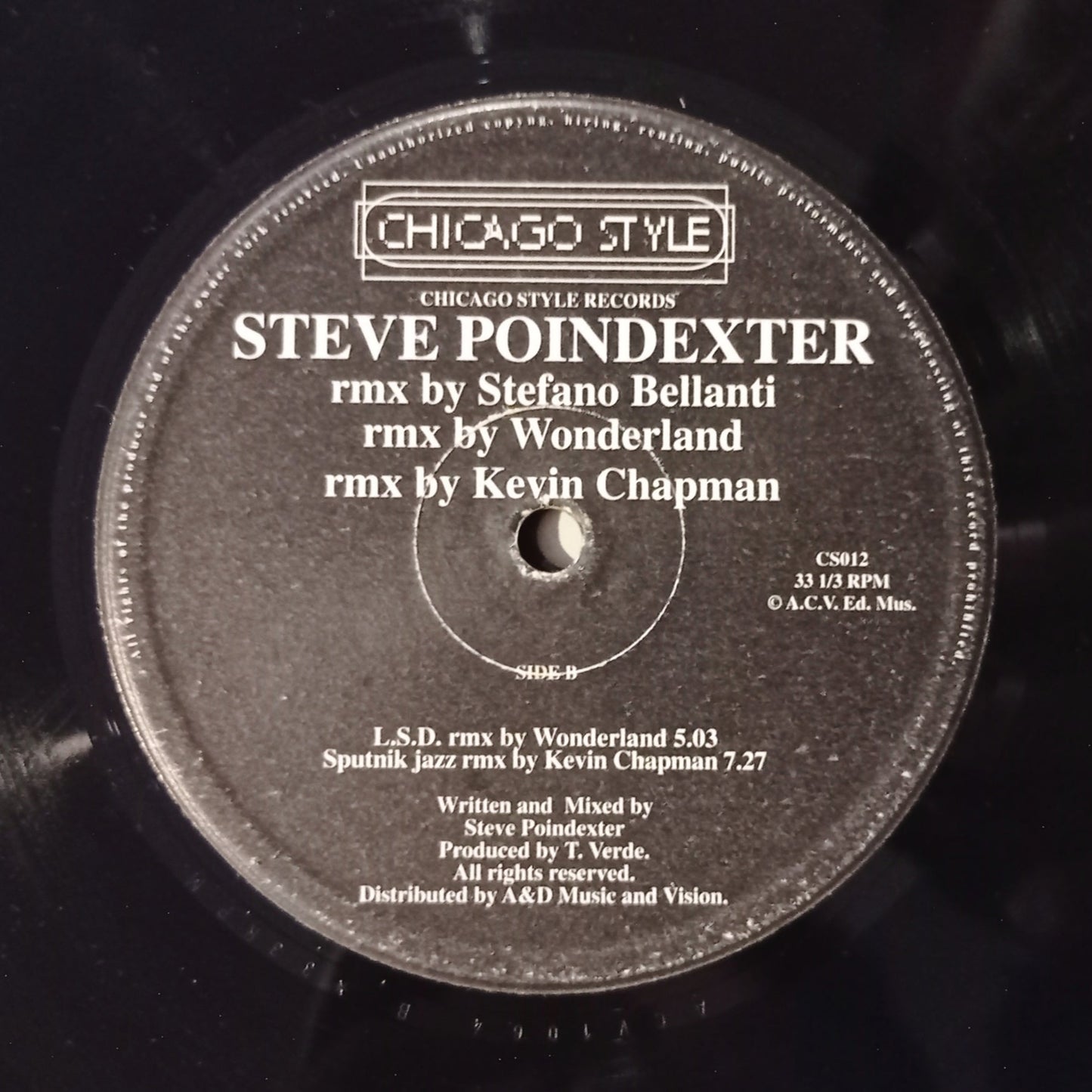 Steve Poindexter - remixes (Vimyl 12" - Importado Itália - USADO)