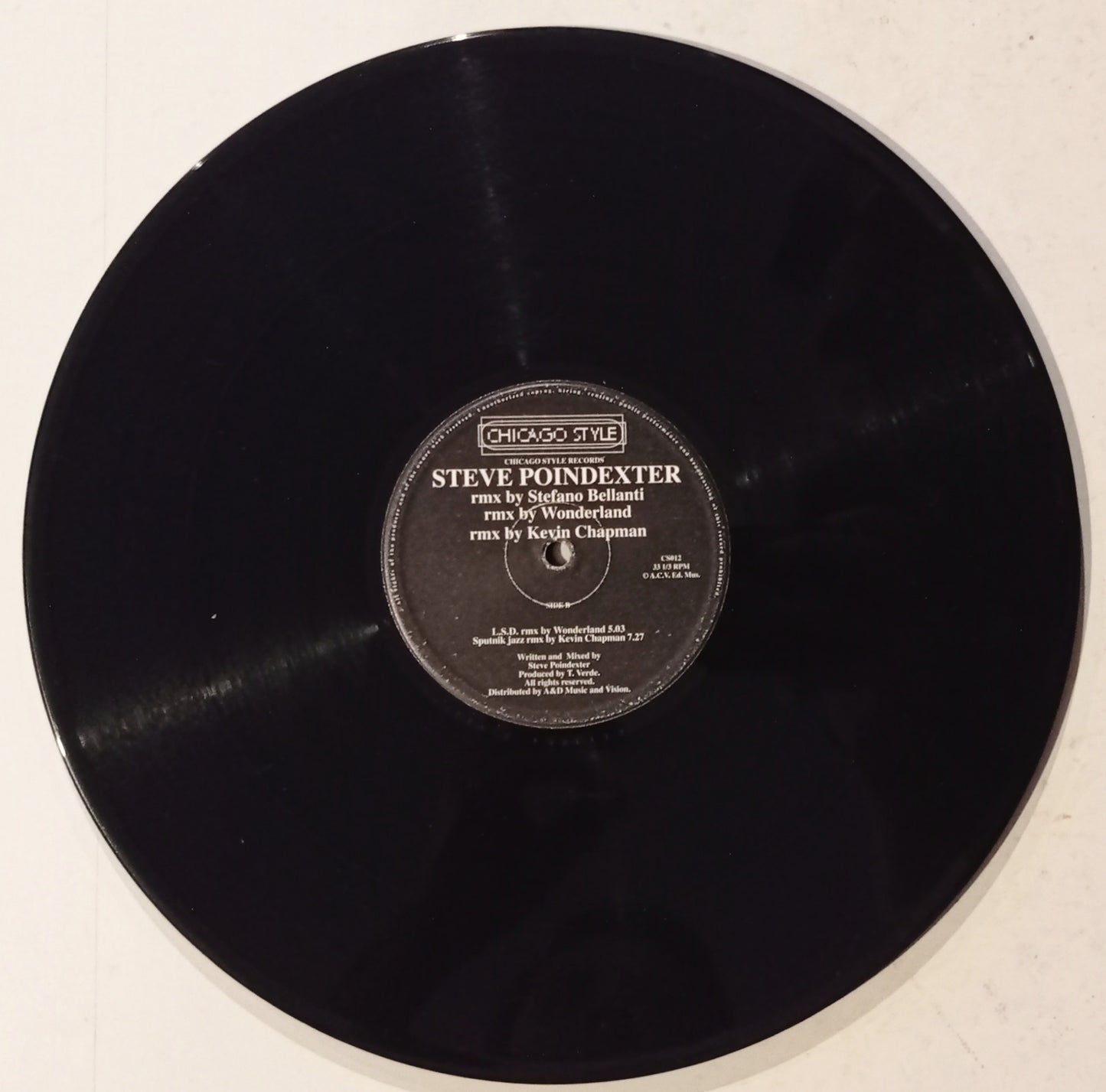Steve Poindexter - remixes (Vimyl 12" - Importado Itália - USADO)