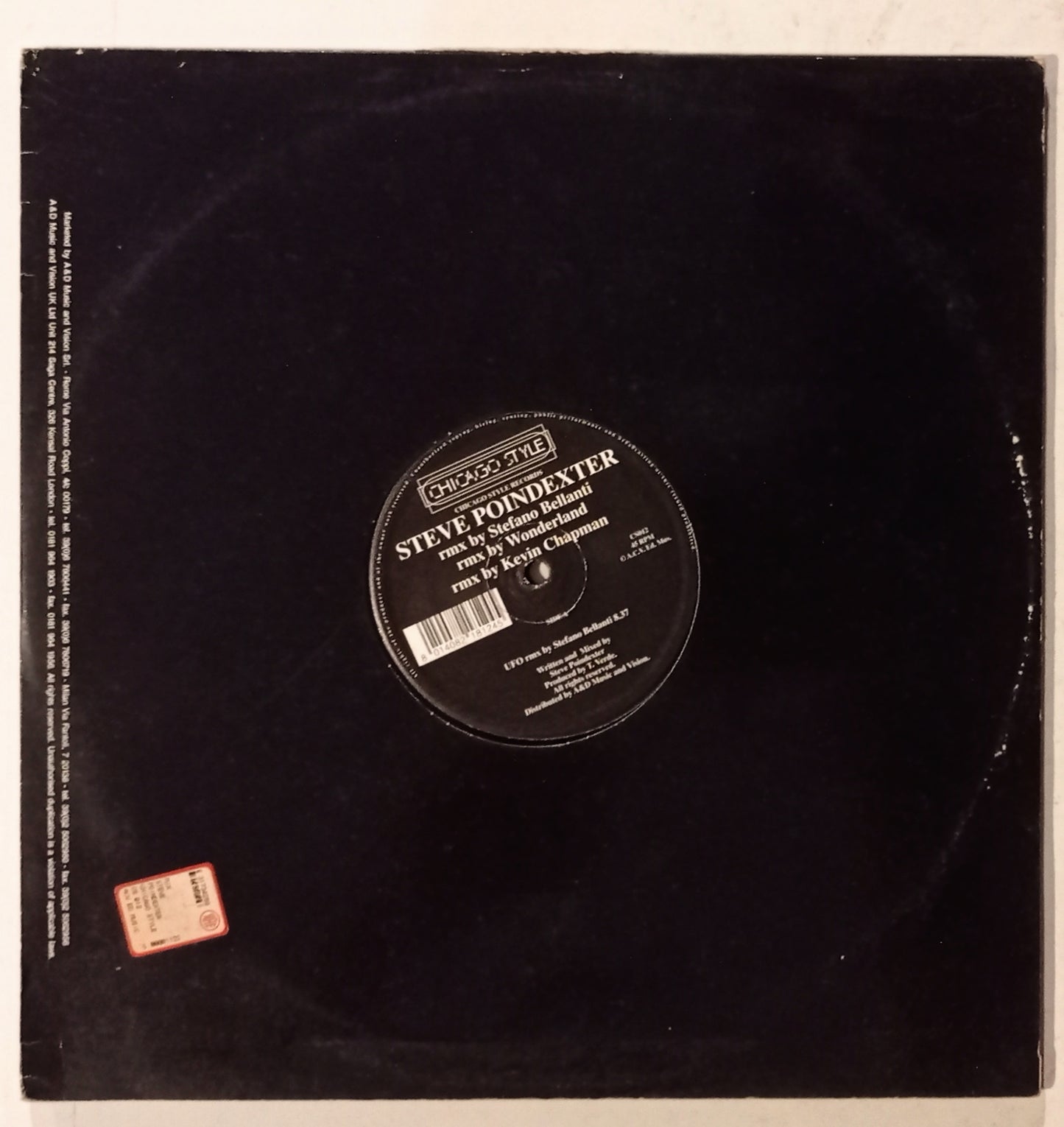 Steve Poindexter - remixes (Vimyl 12" - Importado Itália - USADO)
