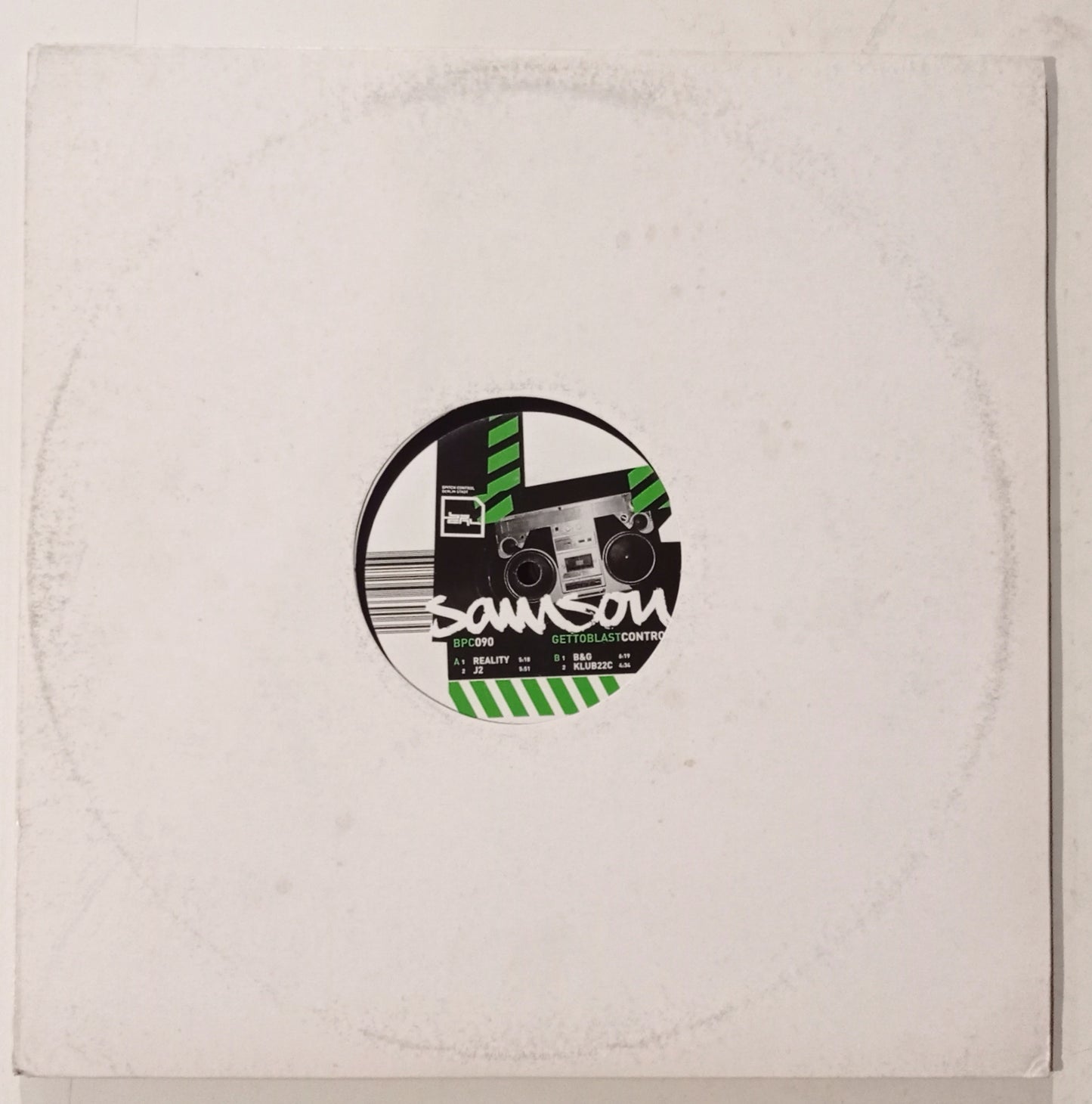 Samson - Getto Blast Control (Vinyl 12" - Importado Alemanha - USADO)