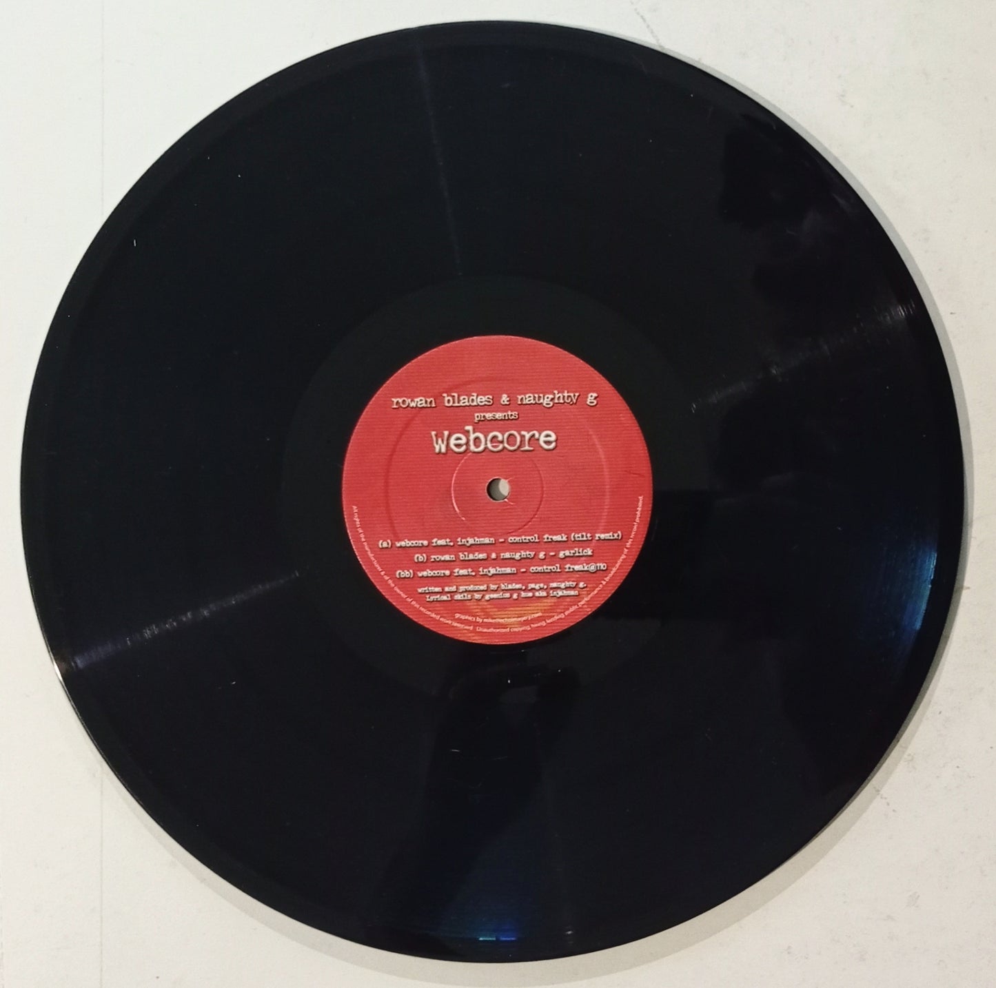 Rowan Blades & Naughty G presents Webcore - Control Freak (Vinyl 12" - Importado Inglaretta- USADO)