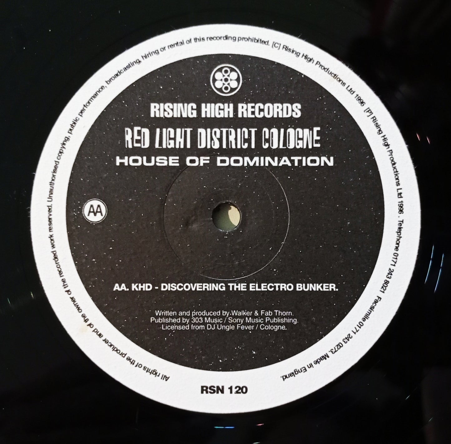 Red Light District Cologne - House Of Domination (Vinyl 12" - Importado Inglaterra - USADO)