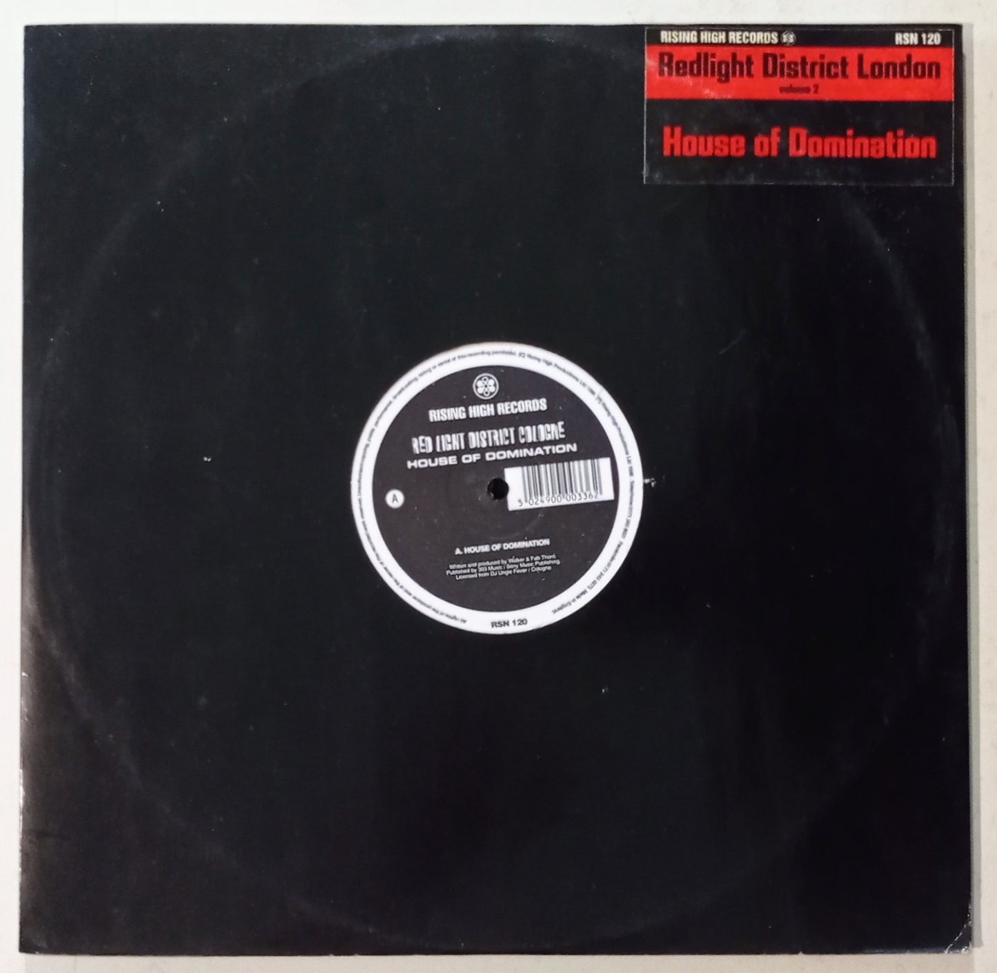 Red Light District Cologne - House Of Domination (Vinyl 12" - Importado Inglaterra - USADO)