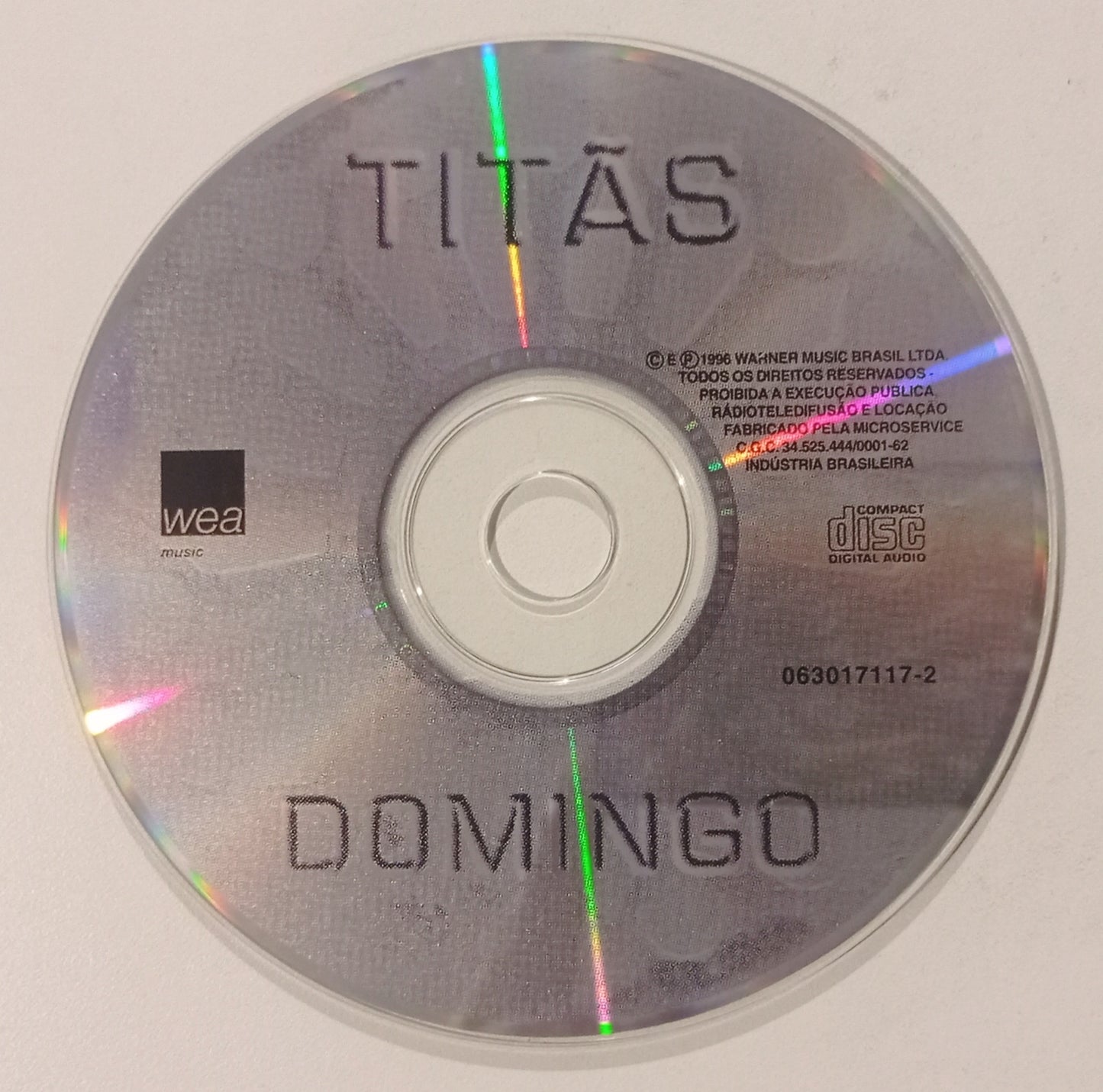 Titãs - Domingo (CD Nacional Usado)