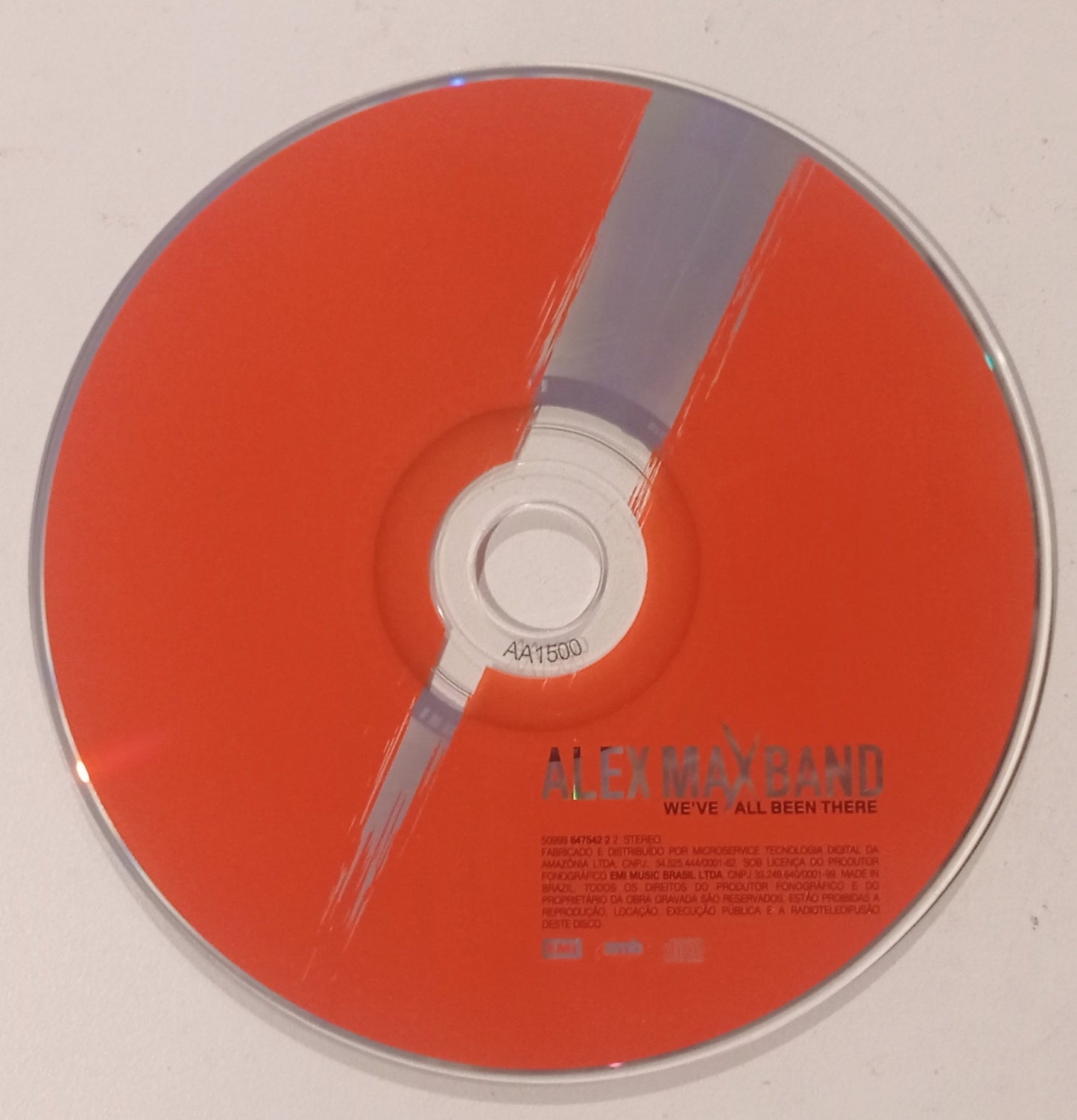 Alex Max Band - We've All Been There (CD Nacional Usado)