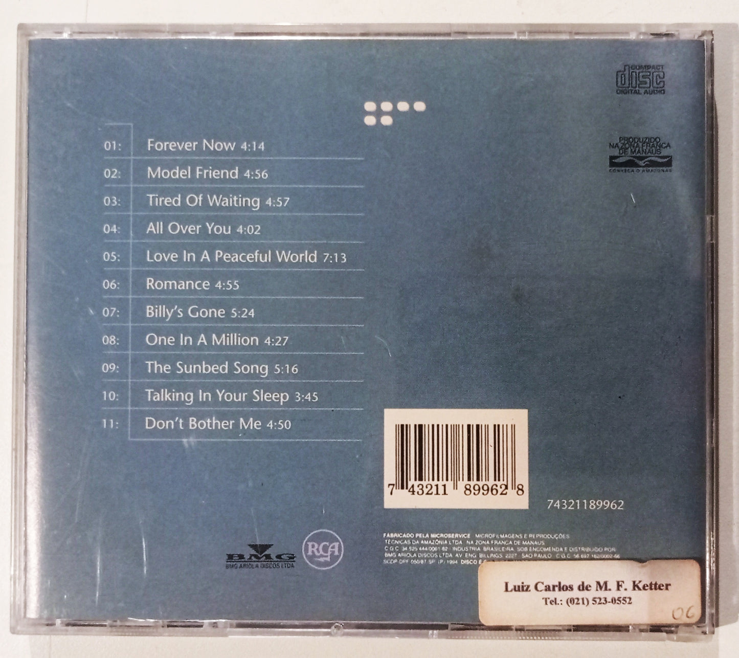 Level 42 - Forever Now (CD Nacional Usado)