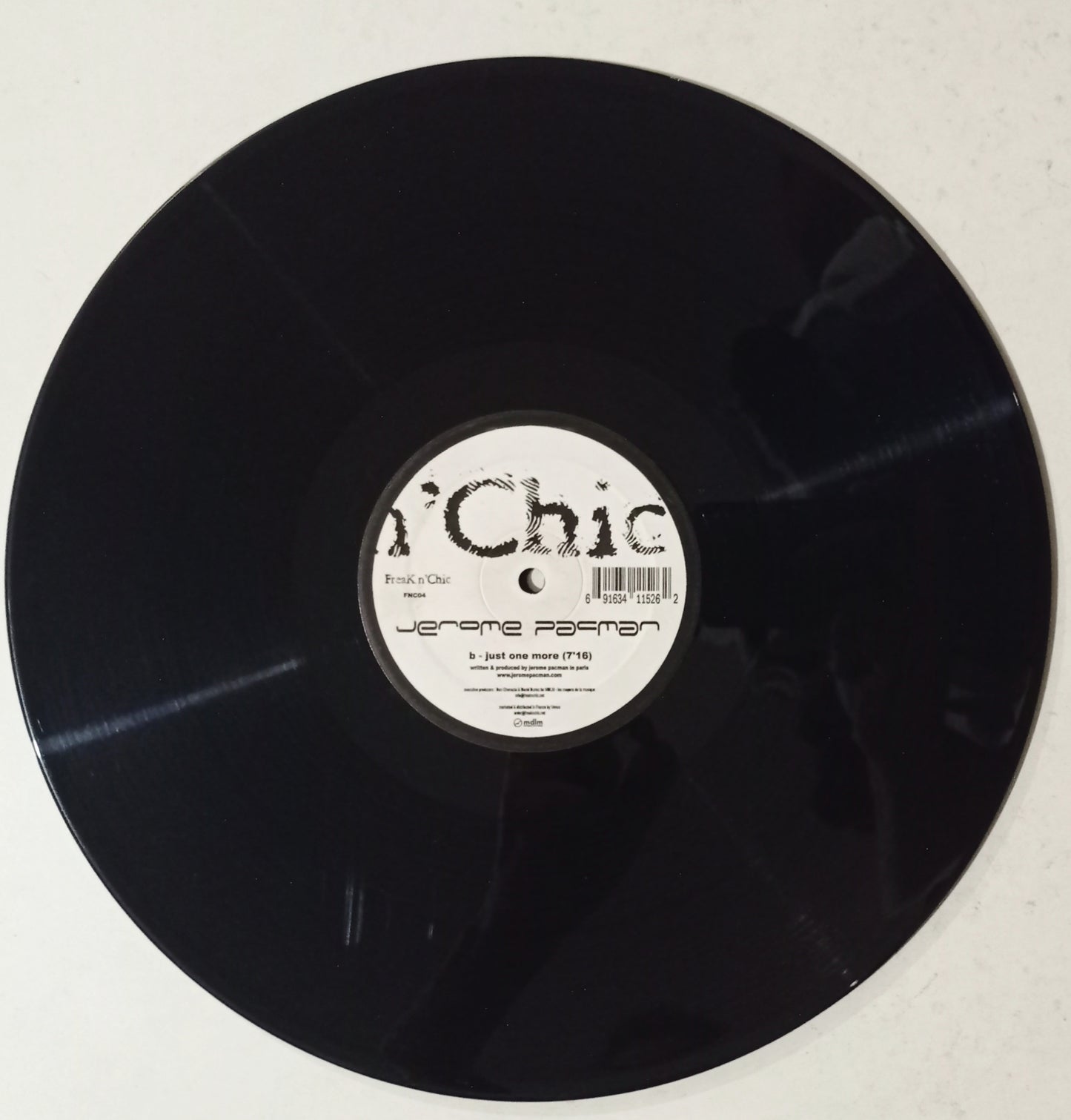 Jérome Pacman - Hot Flashes / Just One More (Vynil 12" - Importado Bélgica - USADO)