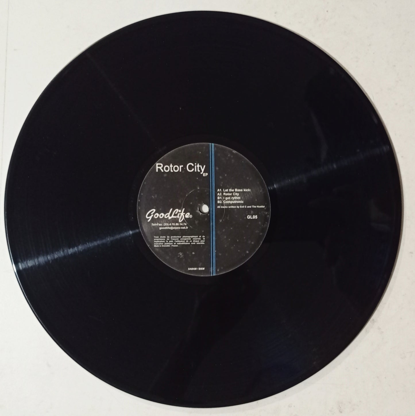 Evil C And The Hustler - Rotor City EP (Vynil 12" - Importado França - USADO)