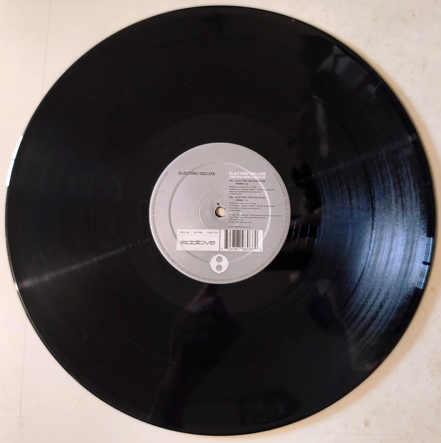 Electric Deluxe - Electric Deluxe (Cristian Varela Remixes) (Vinil 12" - Importado Inglaterra - USADO)