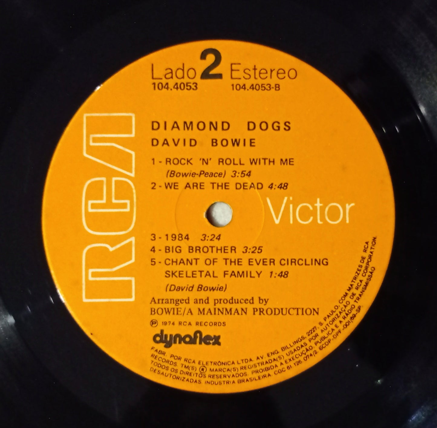 David Bowie - Diamond Dogs (LP - Nacional - USADO)