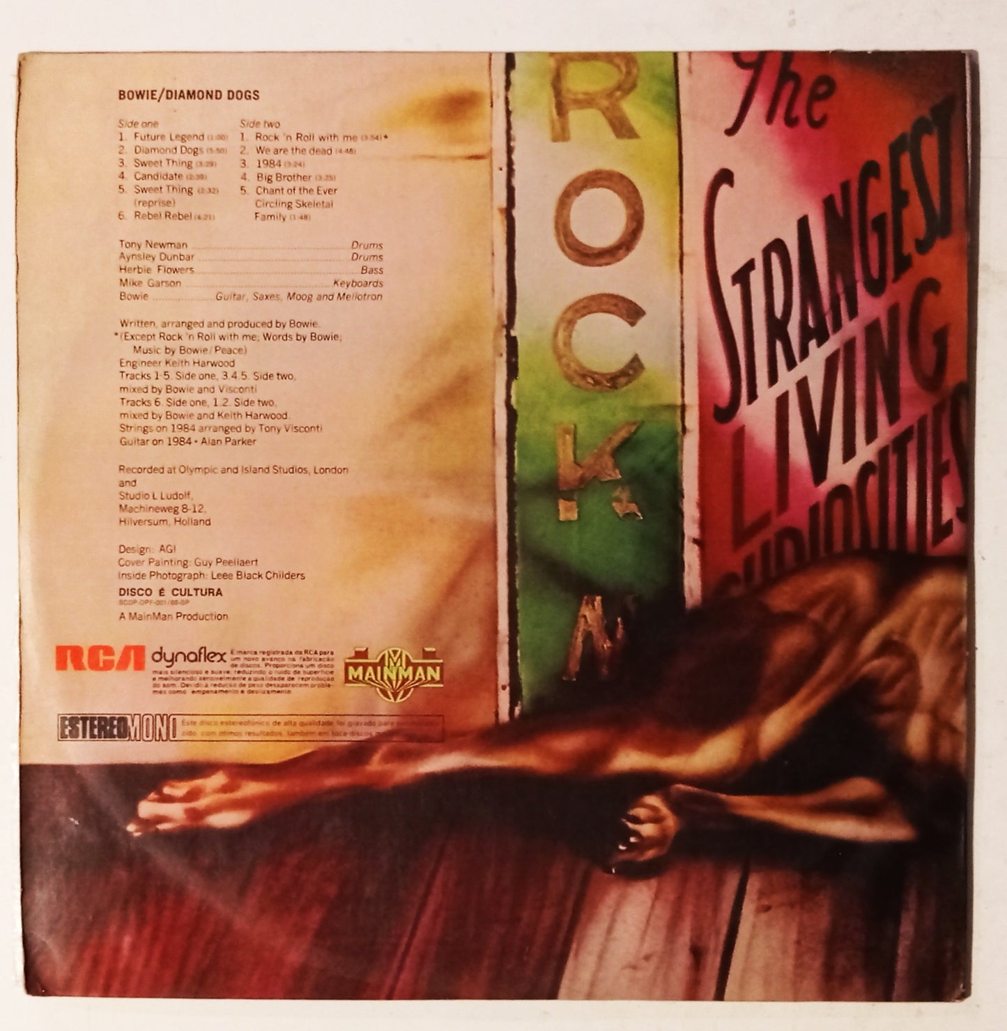 David Bowie - Diamond Dogs (LP - Nacional - USADO)