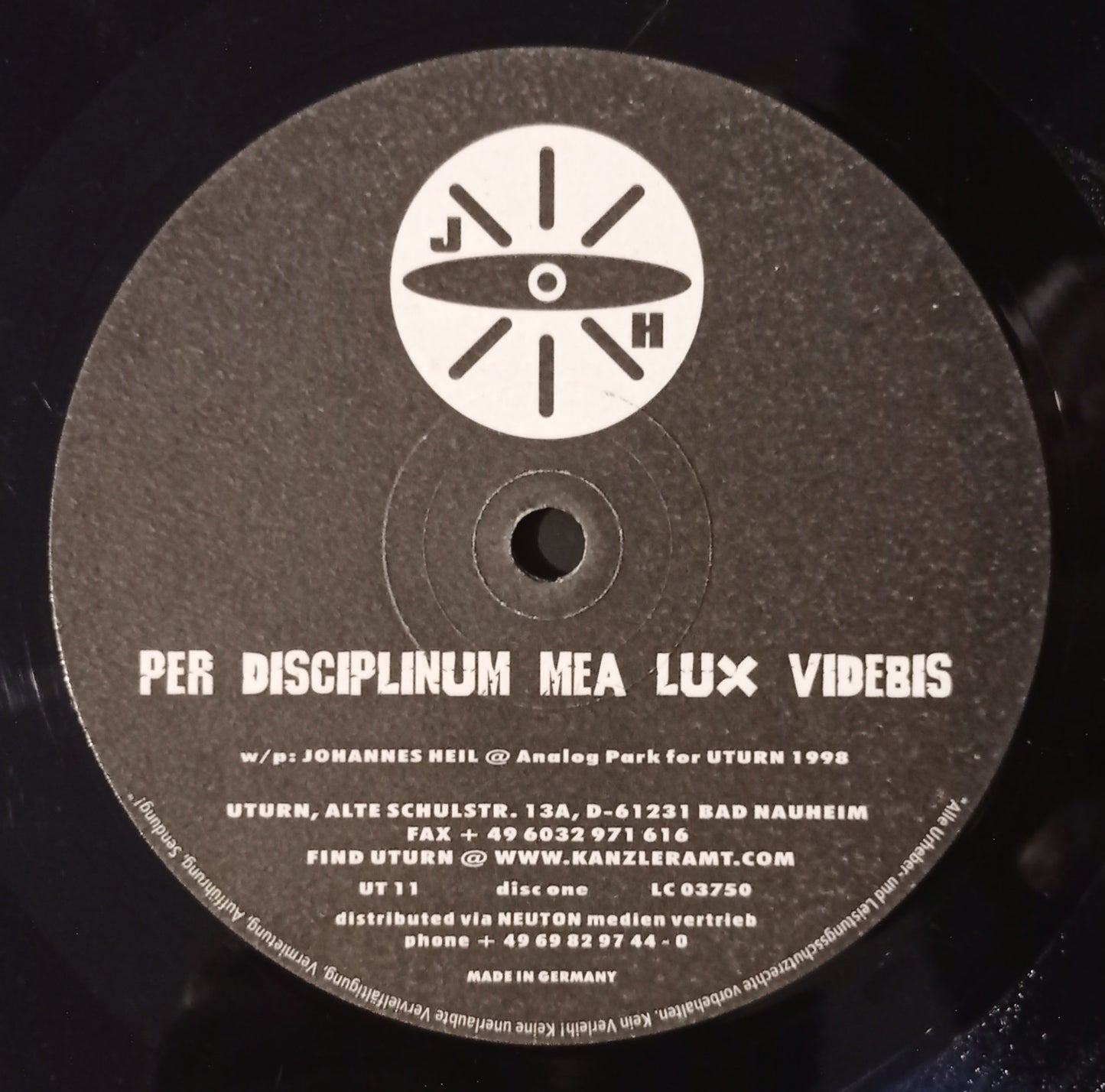 Johannes Heil - Per Disciplinum Mea Lux Videbis (Vinyl 12" Duplo - Importado Alemanha - USADO)