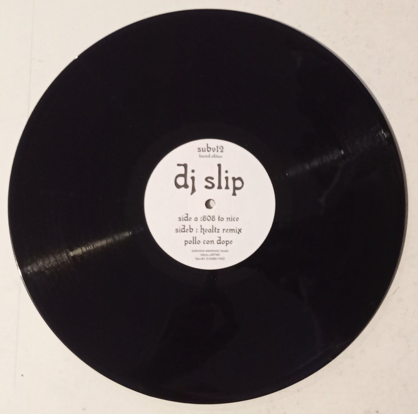 DJ Slip - 808 To Nice (Vinyl 12" - Importado Japão - USADO)