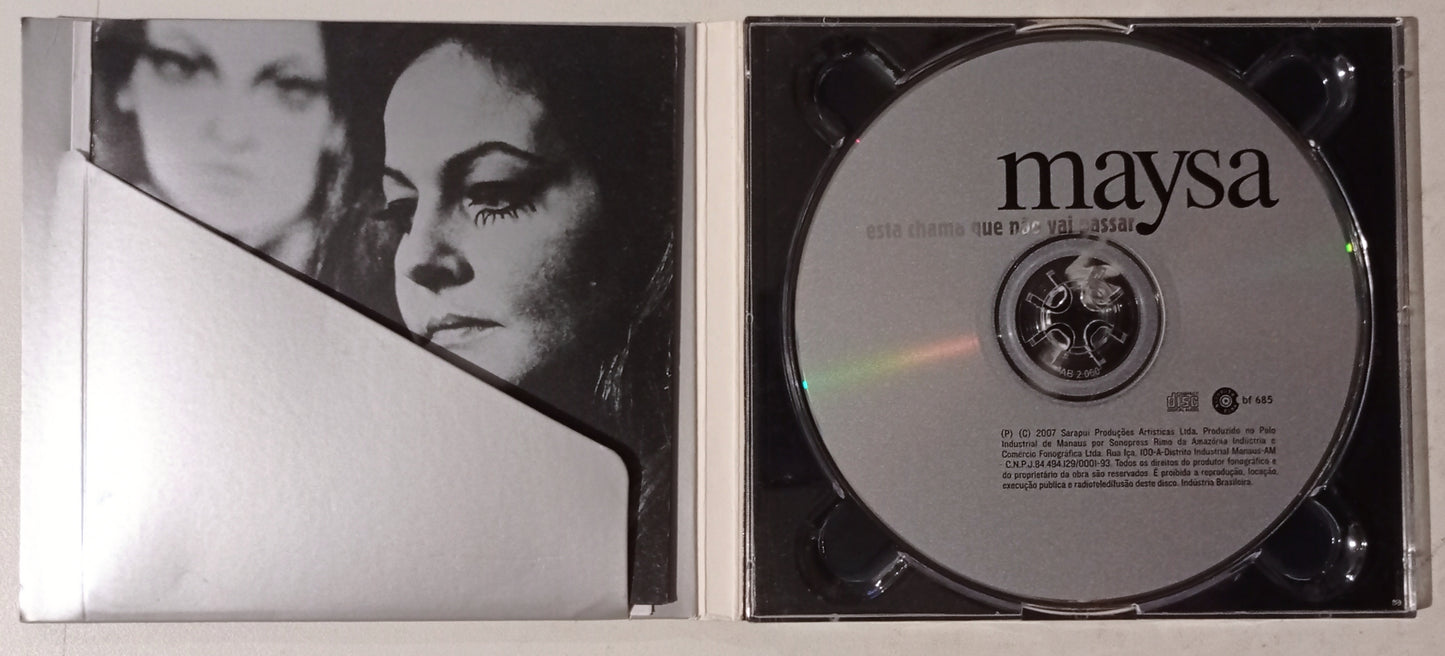 Maysa – Esta Chama Que Não Vai Passar (CD - Nacional - USADO)