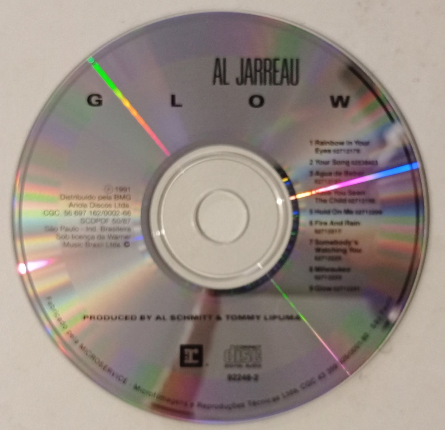 Al Jarreau - Glow (CD - Nacional - USADO)
