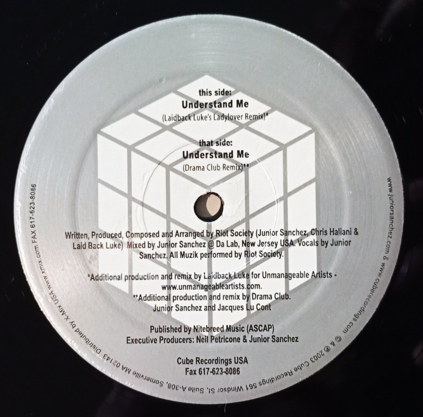 Riot Society - Understand Me (Vinyl 12" - Importado USA - USADO)