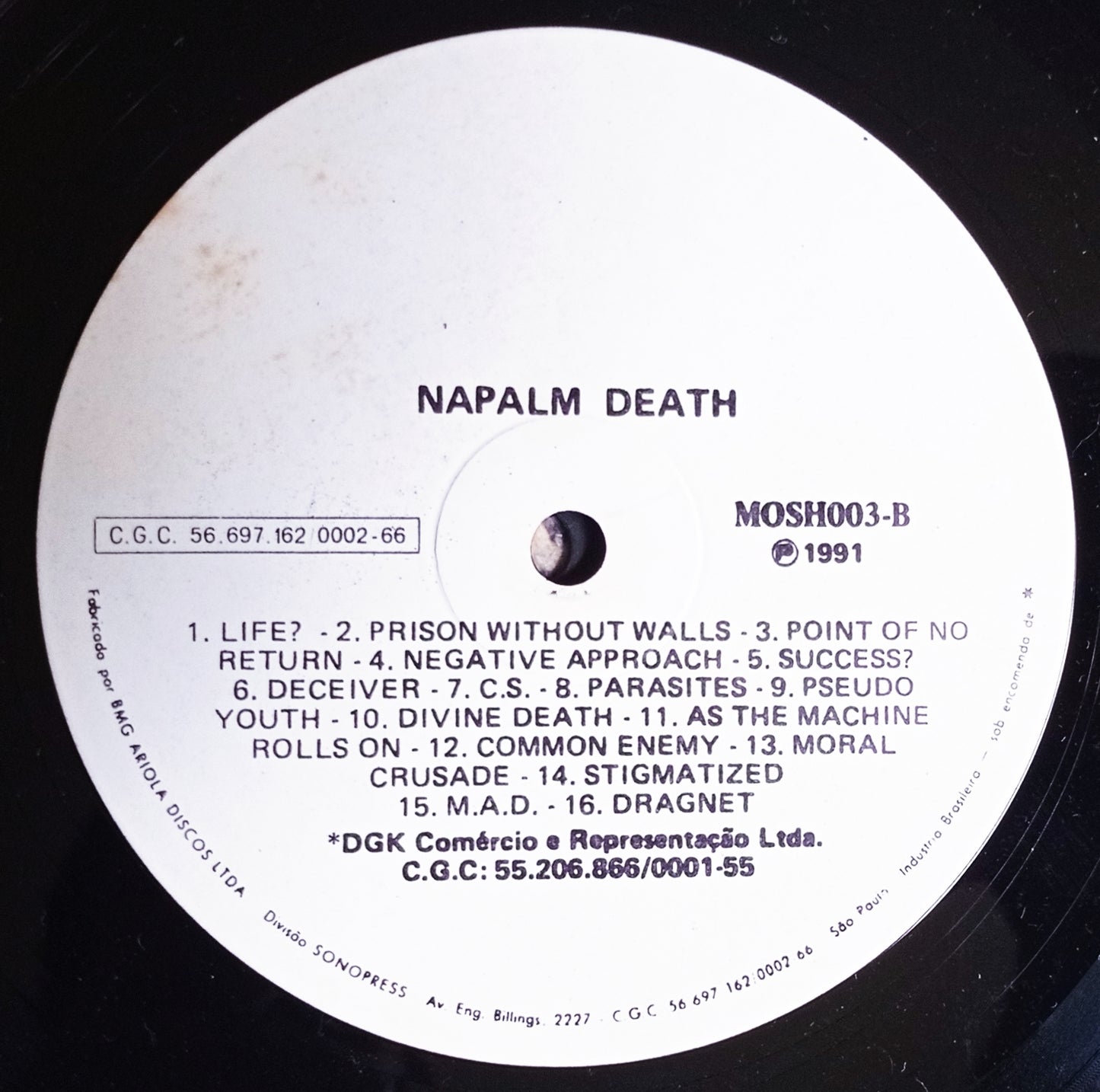 Napalm Death - Scum (LP - Nacional - USADO)
