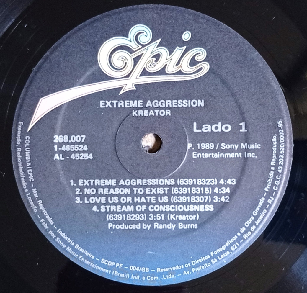 Kreator - Extreme Aggression (LP - Nacional - USADO)