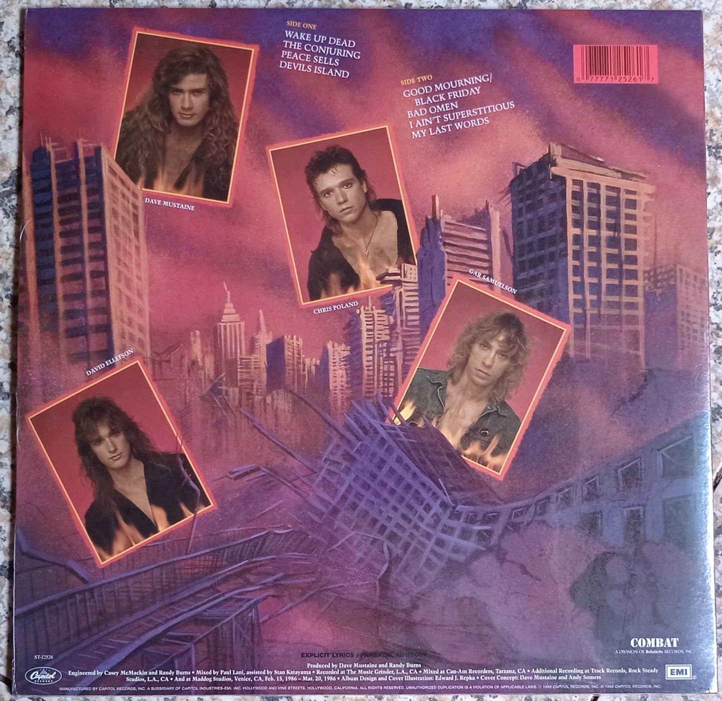 Megadeth - Peace Sells... But Who's Buying? (LP - Importado USA - LACRADO)