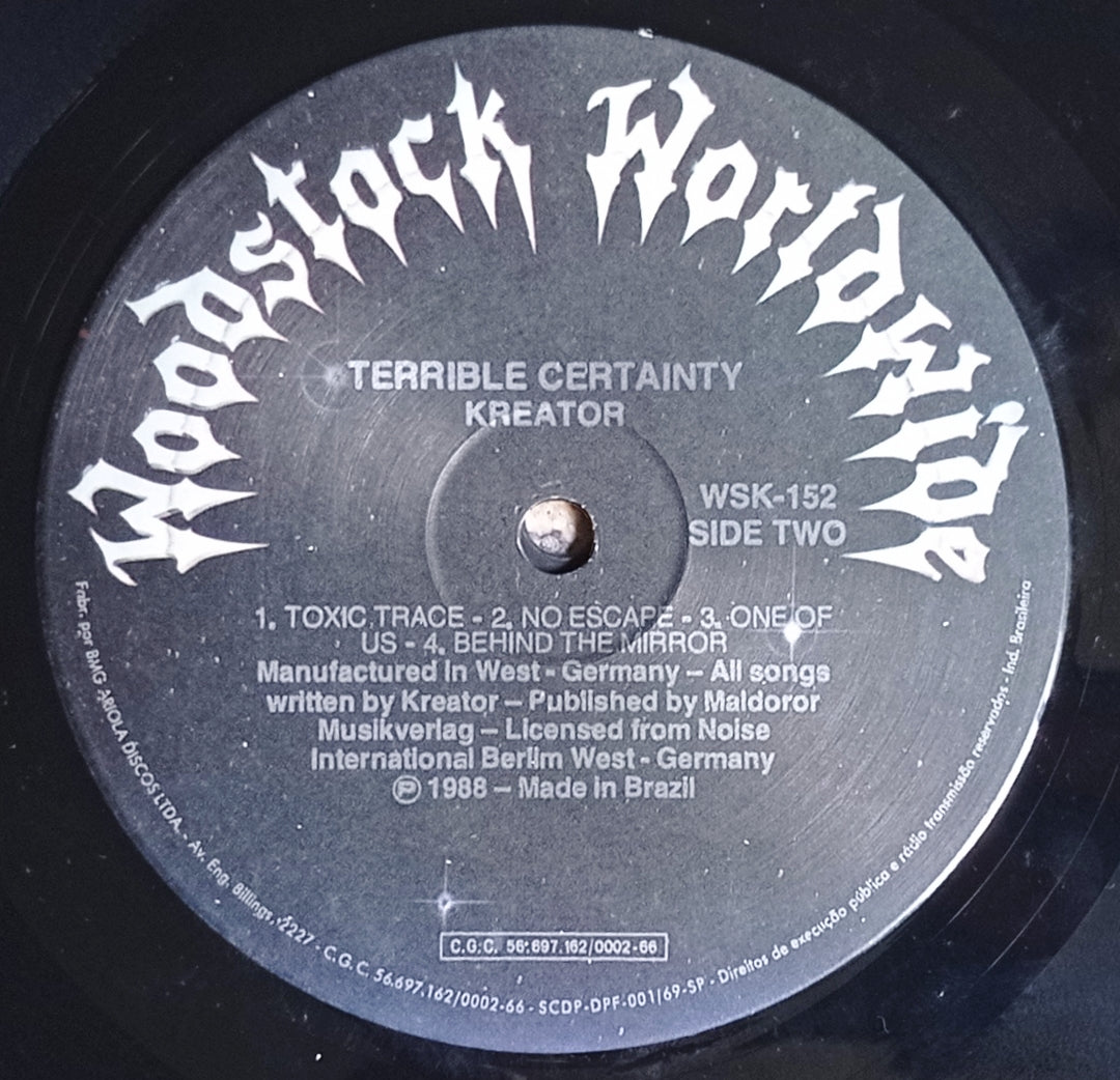 Kreator - Terrible Certainty (LP - Nacional - USADO)