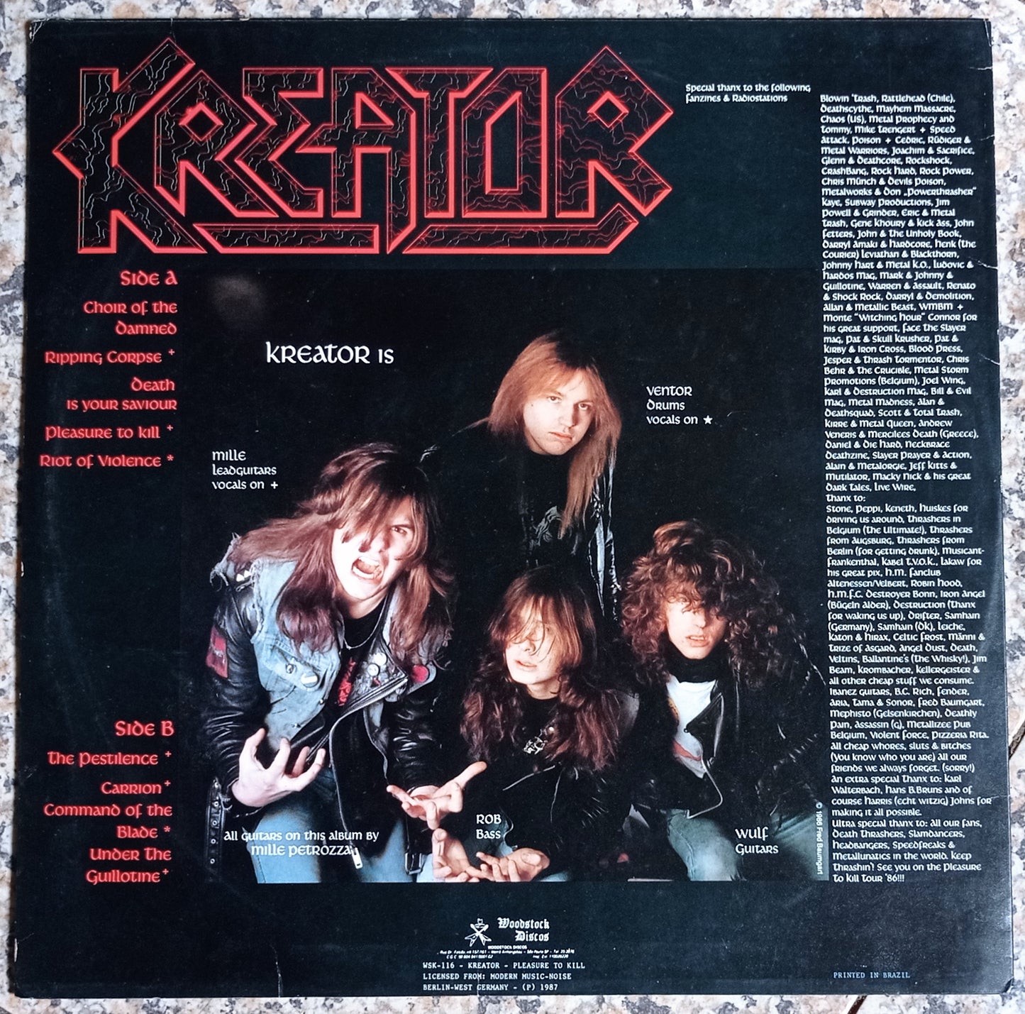 Kreator - Pleasure To Kill (LP - Nacional - USADO)