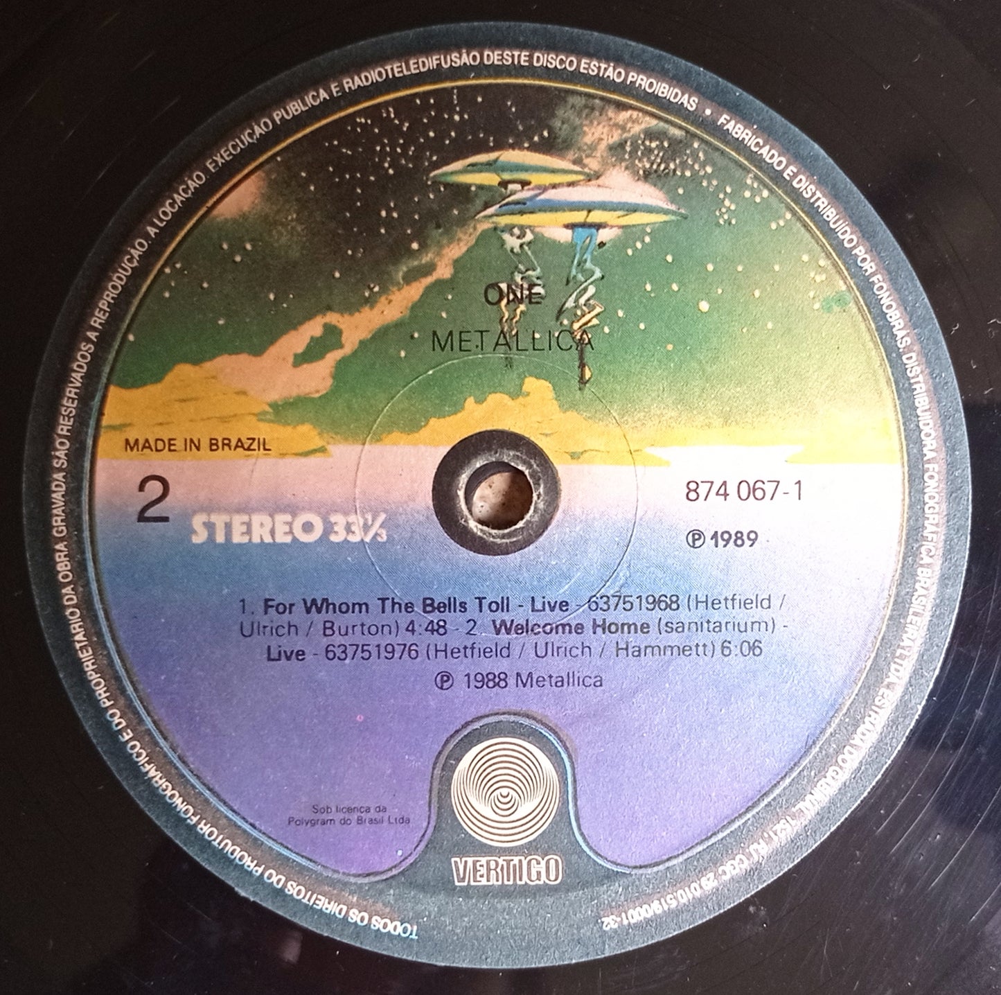 Metallica - One (LP - Nacional - USADO)