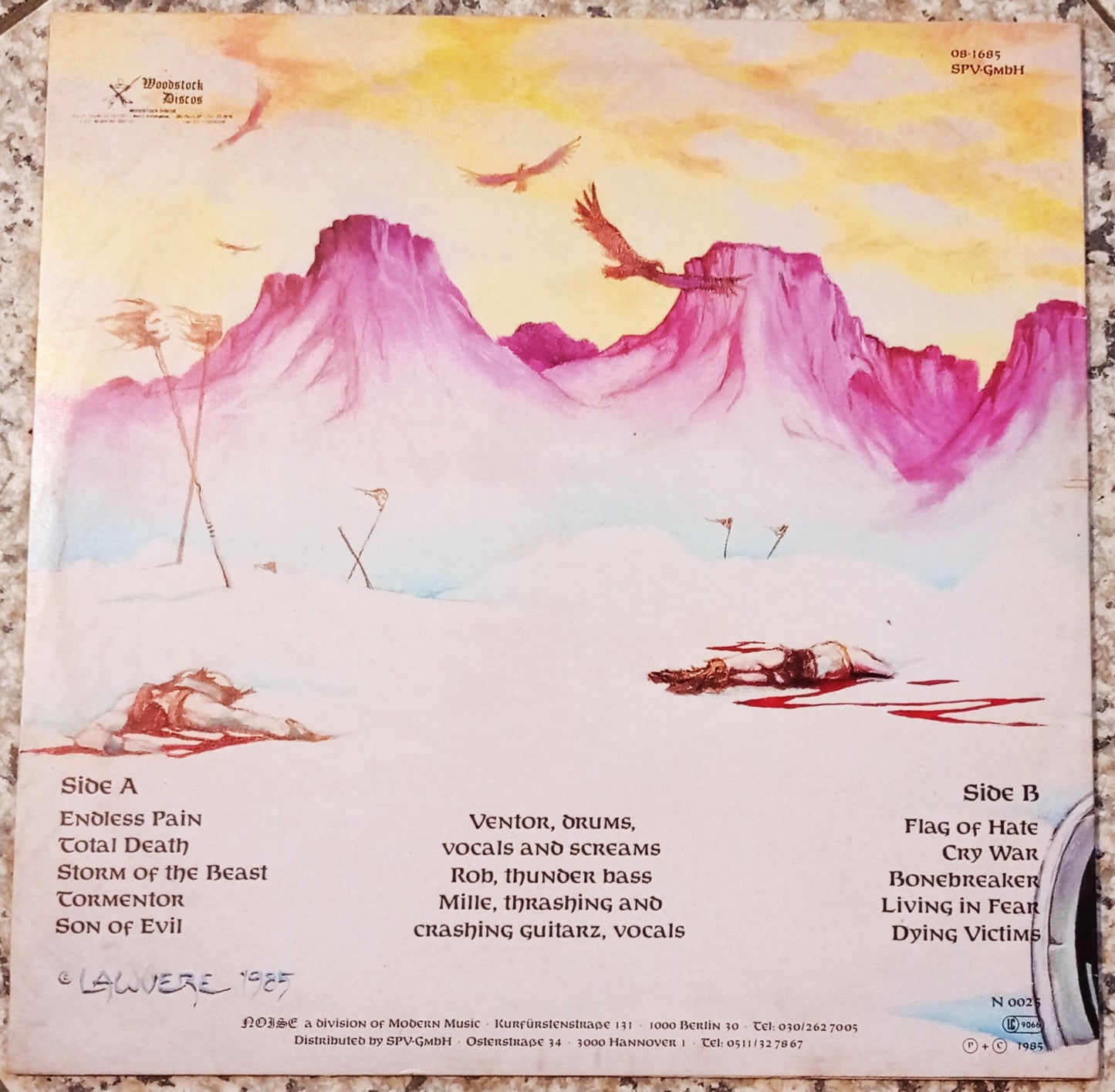 Kreator - Endless Pain (LP - Nacional - USADO)