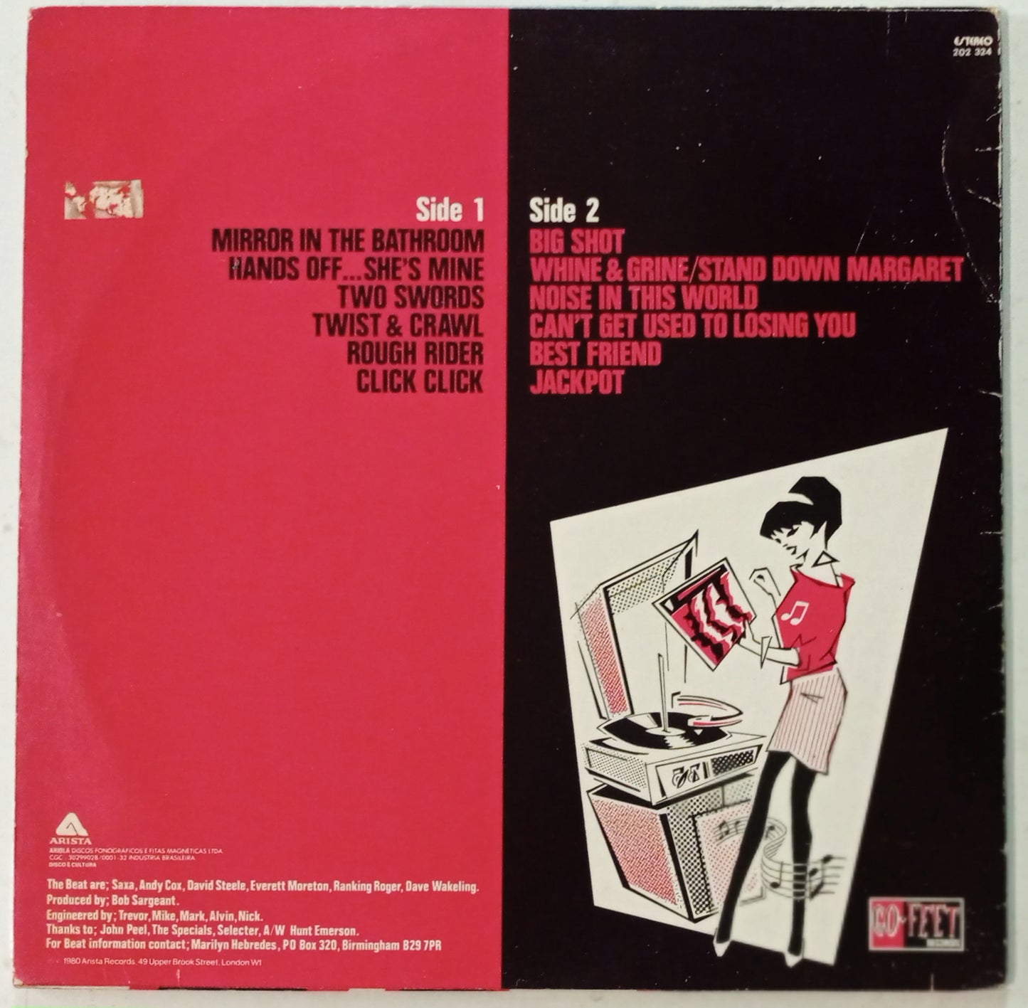 The Beat - I Just Can't Stop It (LP - Nacional - USADO)