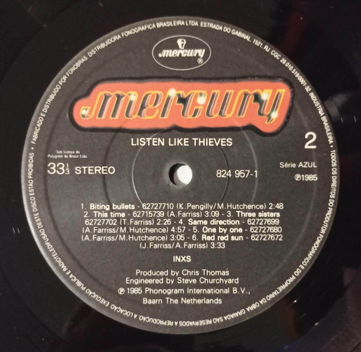 INXS - Listen Like Thieves (LP - Nacional - USADO)