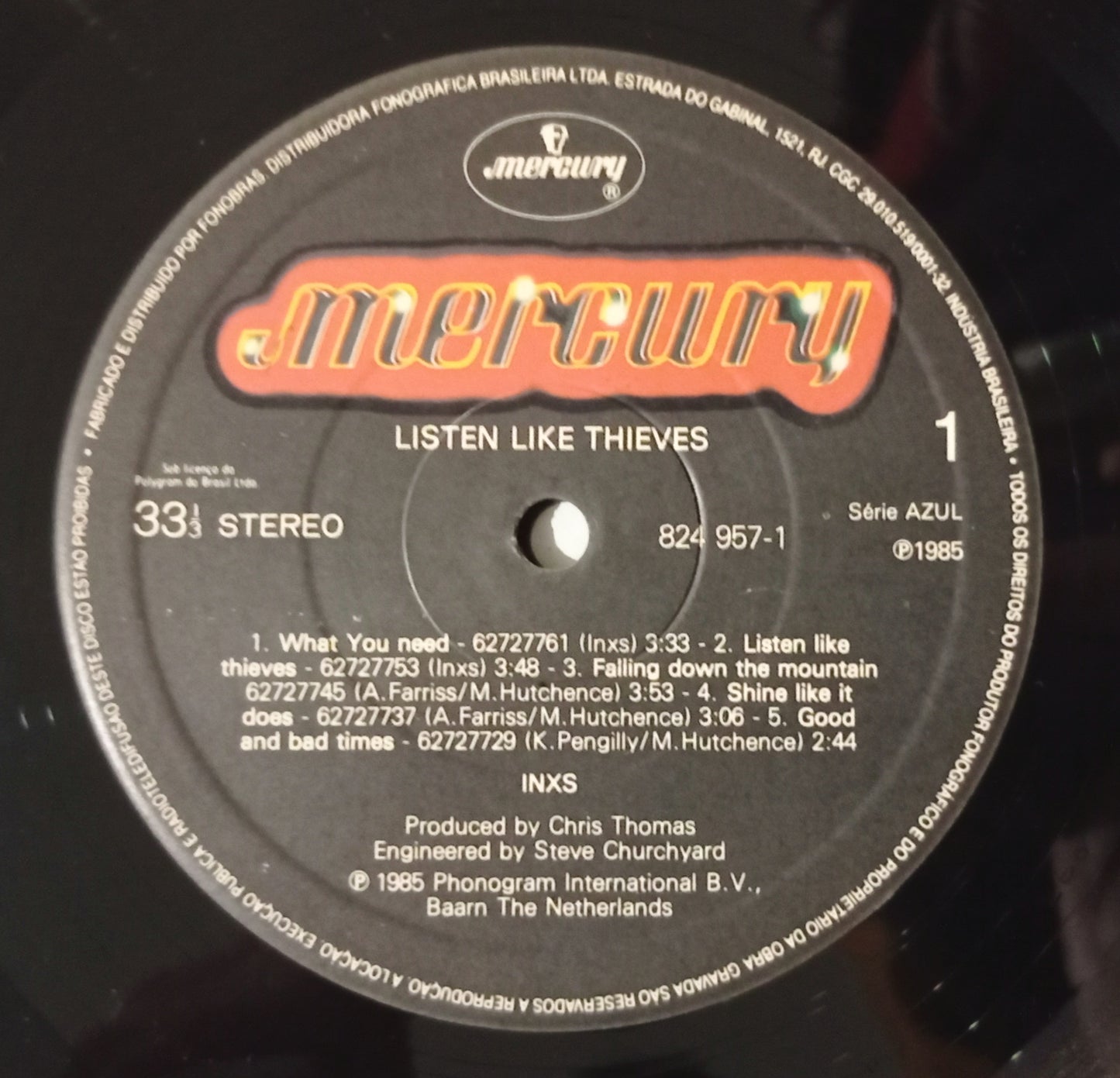 INXS - Listen Like Thieves (LP - Nacional - USADO)