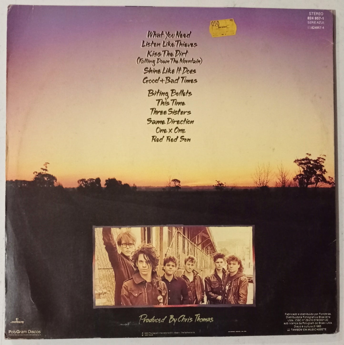 INXS - Listen Like Thieves (LP - Nacional - USADO)