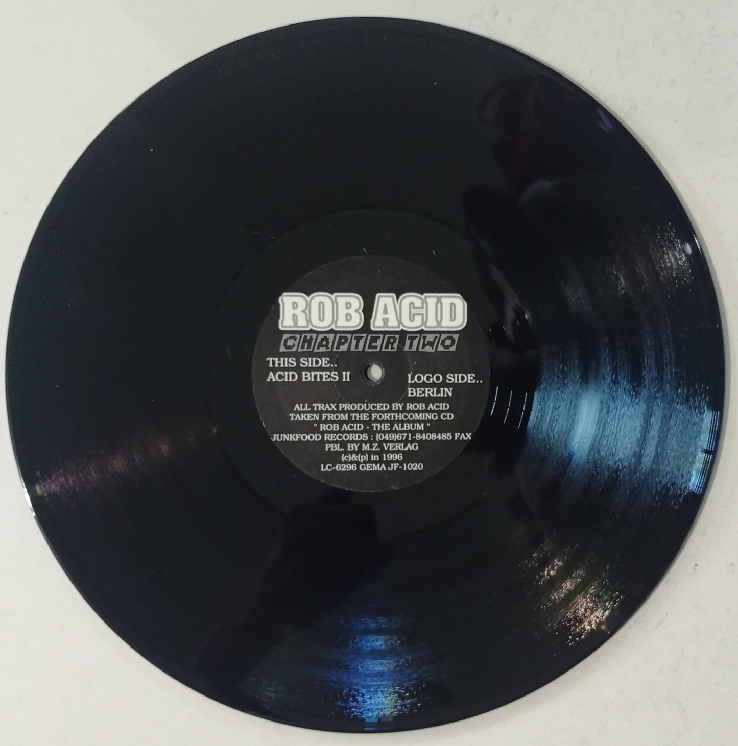Rob Acid - Chapter Two (Vynil 12" - Importado Alemanha - USADO)