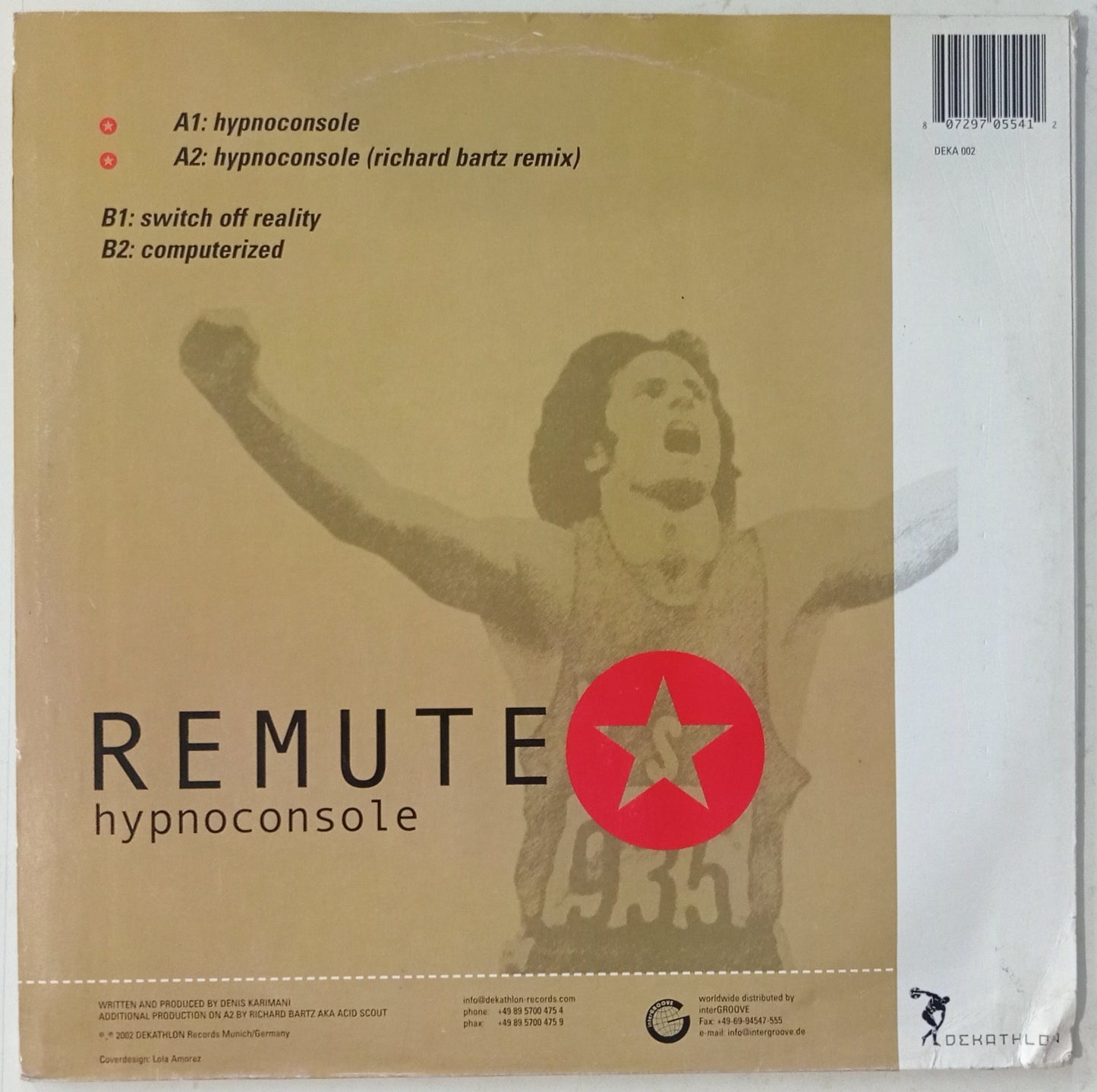 Remute - Hypnoconsole (Vynil 12" - Importado Alemanha - USADO)