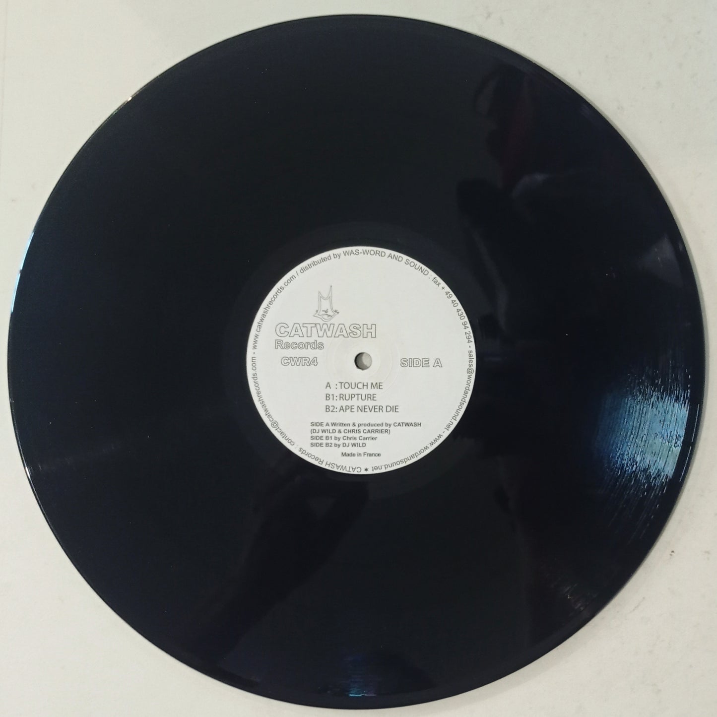 Catwash - Touch Me / Rupture / Ape Never Die (Vynil 12" - Importado França - USADO)