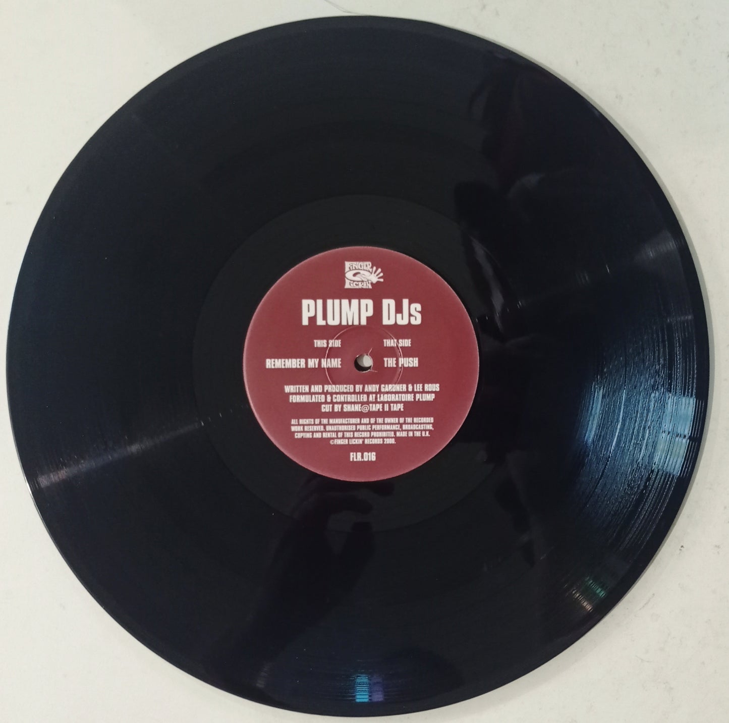 Plump DJs - The Push / Remember My Name (Vynil 12" - Importado Inglaterra - USADO)