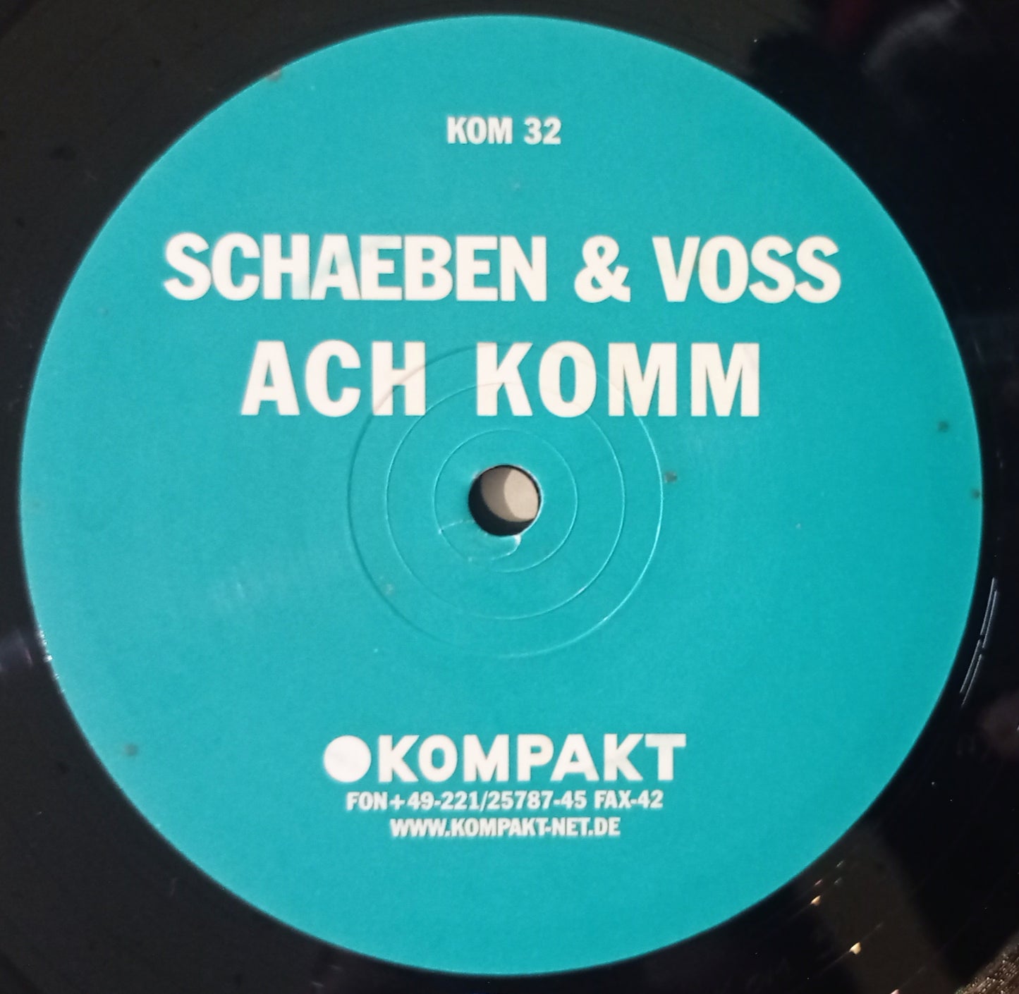 Schaeben & Voss - Ach Komm (Vynil 12" - Importado Alemanha - USADO)