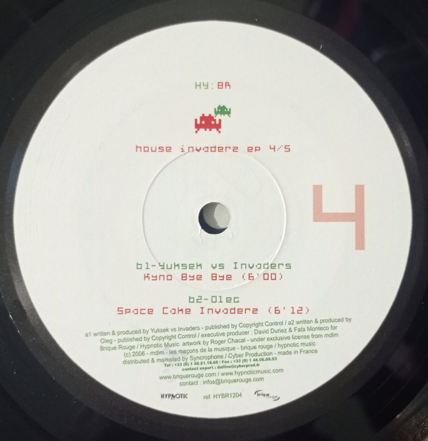 Vários - House Invaderz EP 4/5 (Vynil 12" - Importado França - USADO)